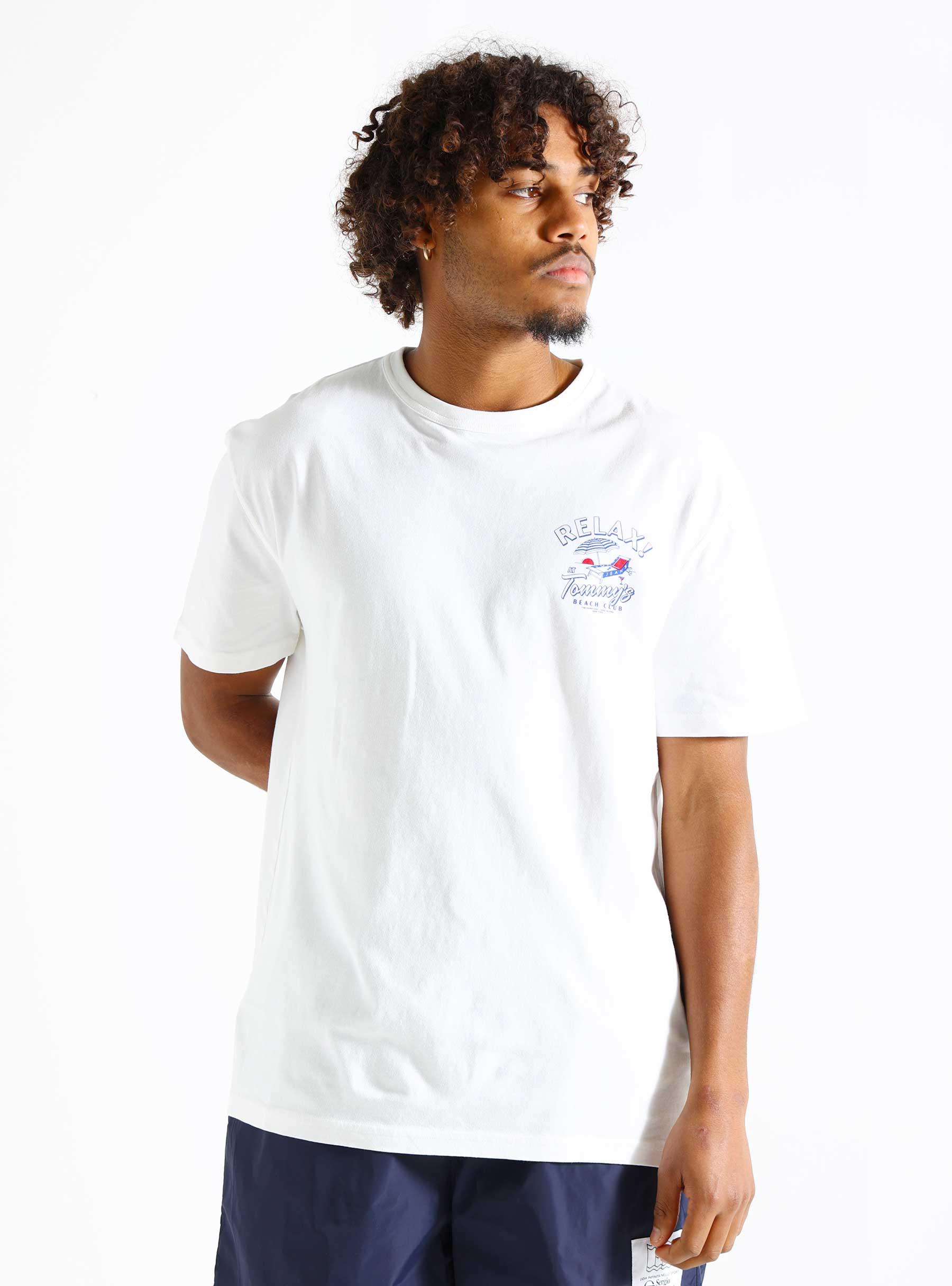 Regular Novelty Graphic T-shirt White DM0DM18593-YBR