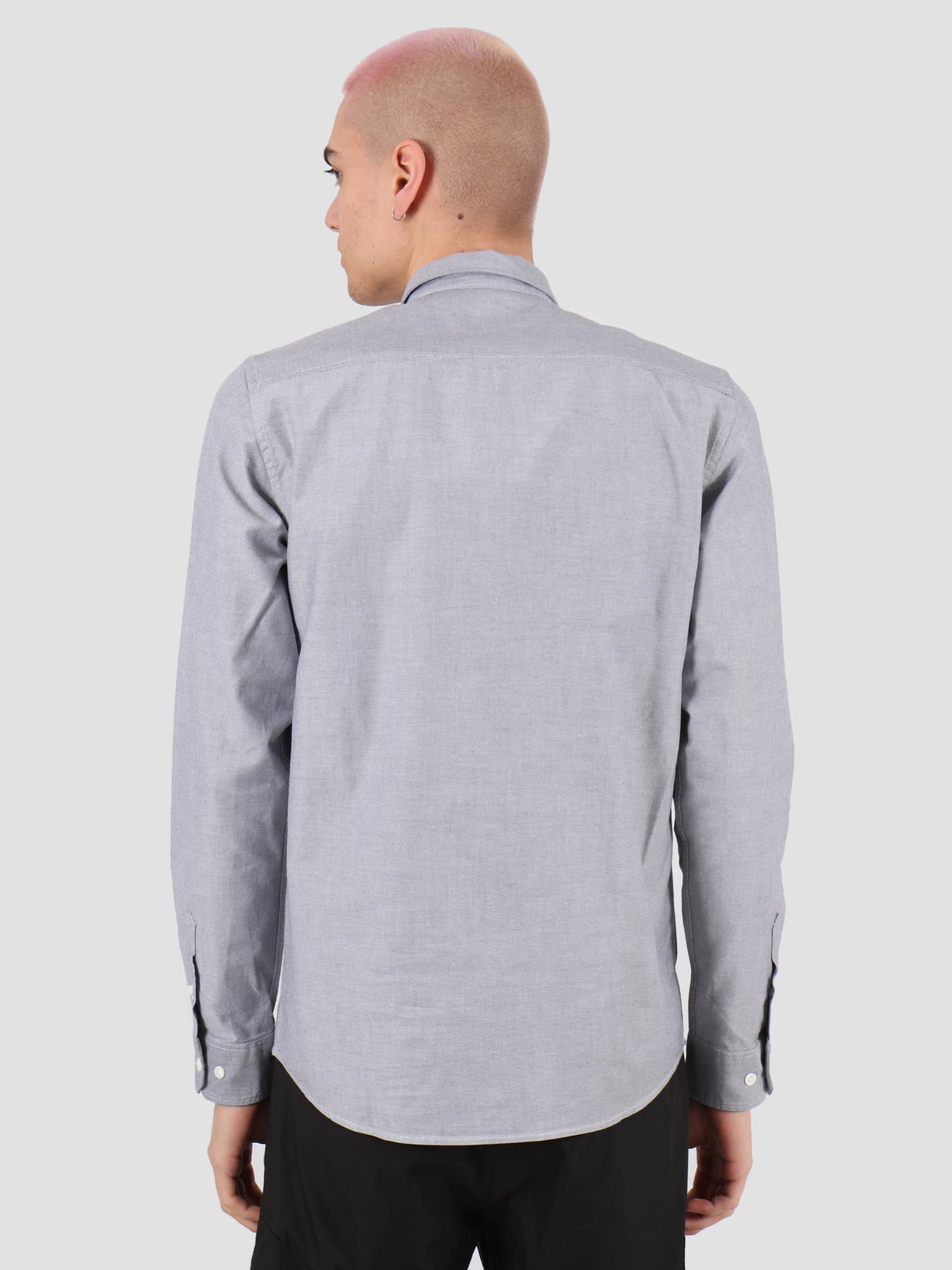 Anton Oxford Shirt Magnet Grey N40-0456-1072