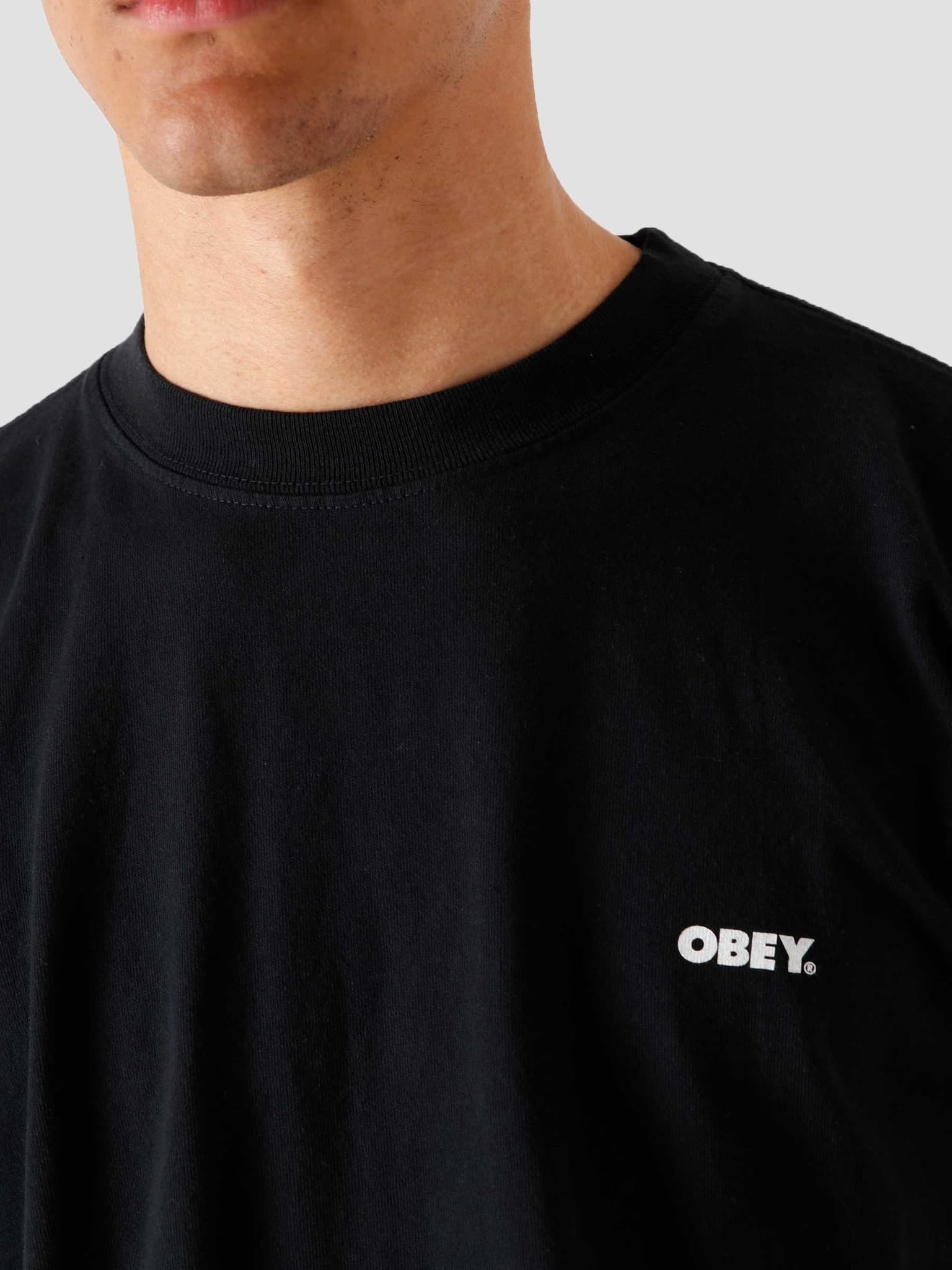 Obey Bold T-Shirt Off Black 166912349-OBK