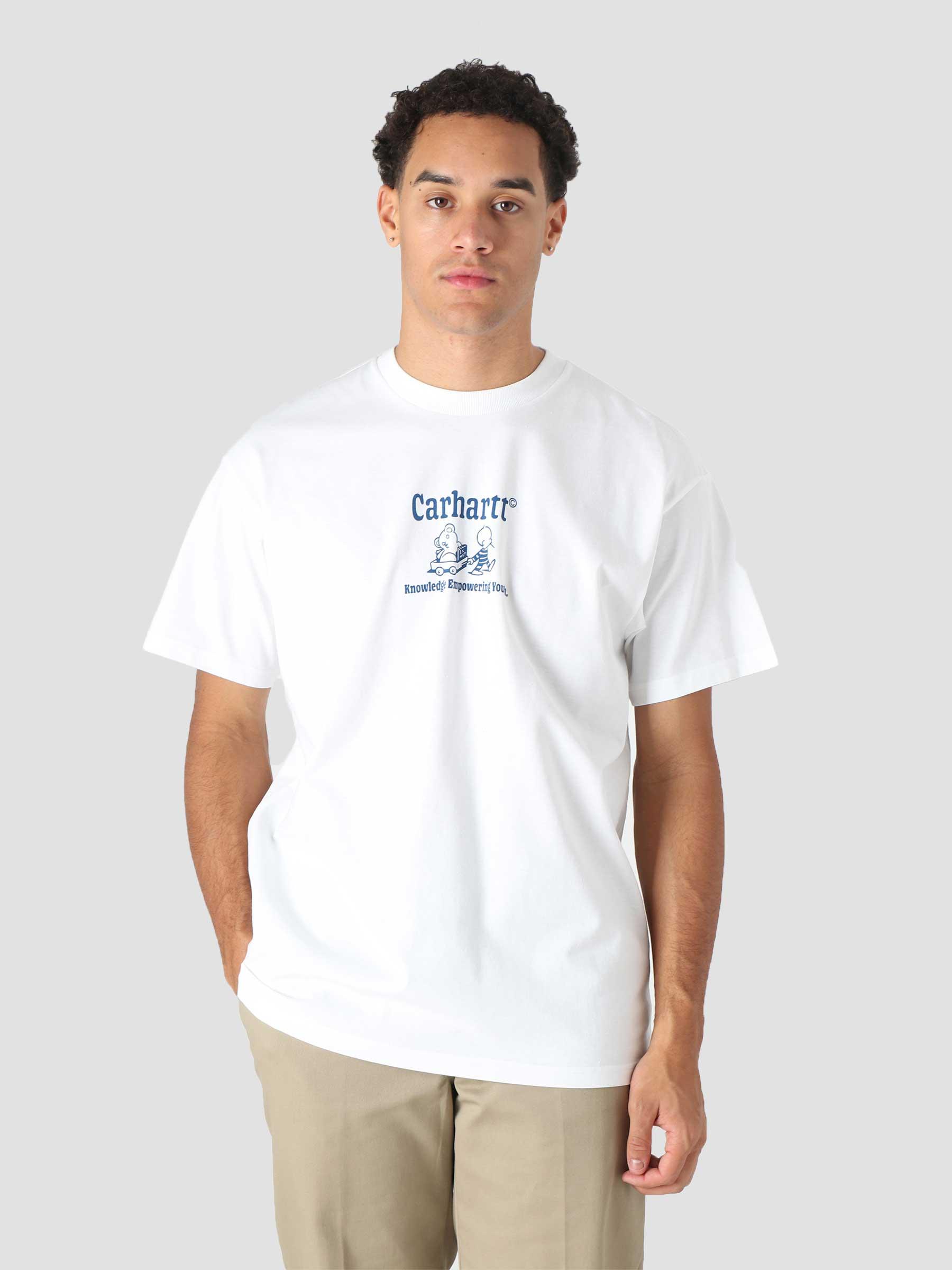S/S Schools Out T-Shirt White Blue I029976-0IYXX