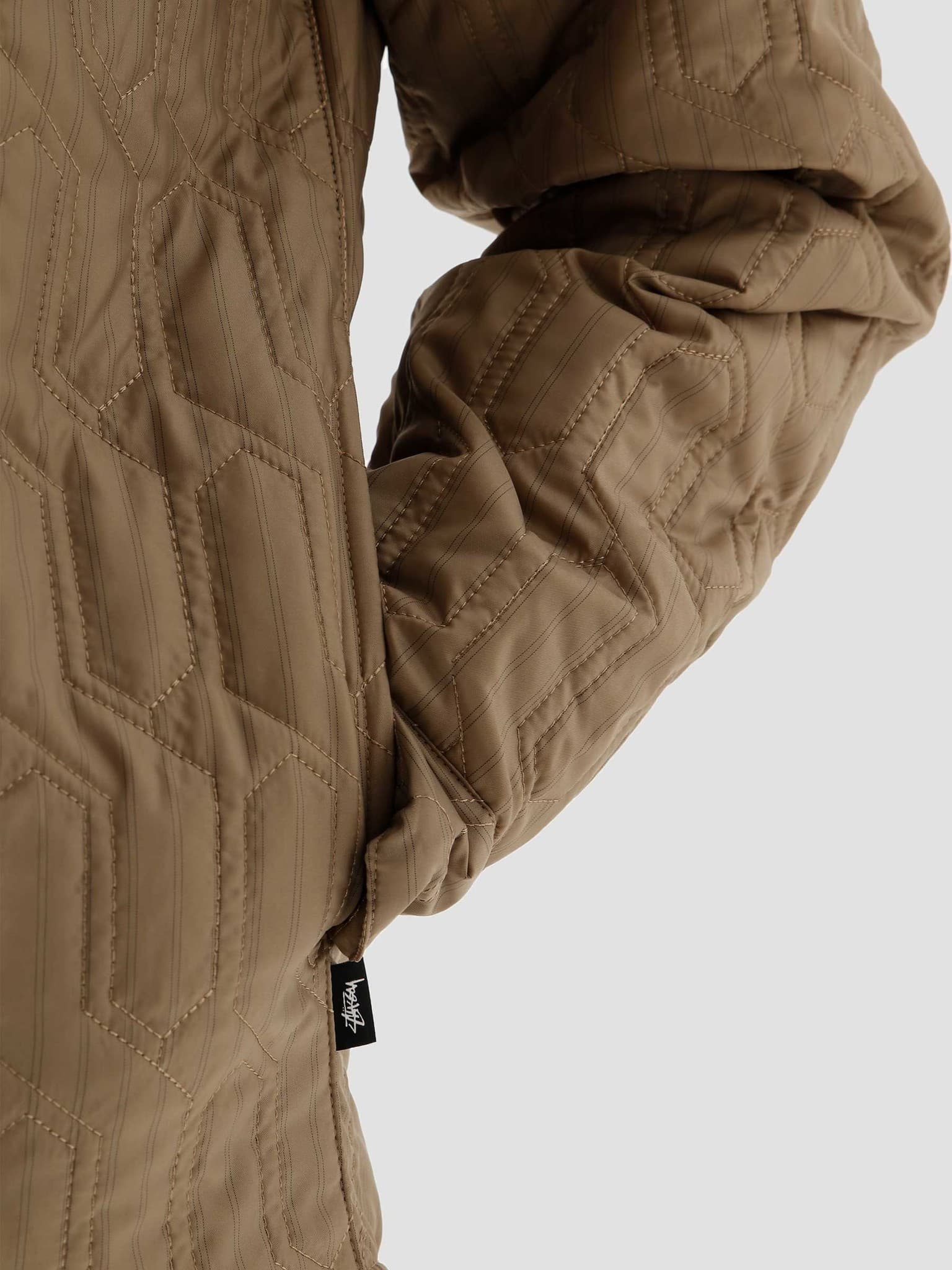 Quilted Insulated Longsleeve Shirt Beige 6205302070-1032