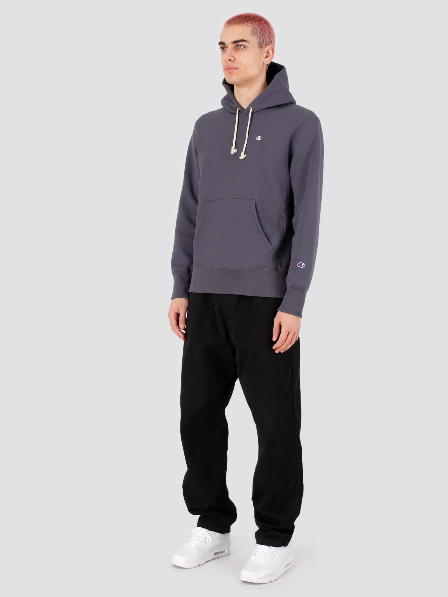 Hooded Sweatshirt Grey CHC 214675-BS514