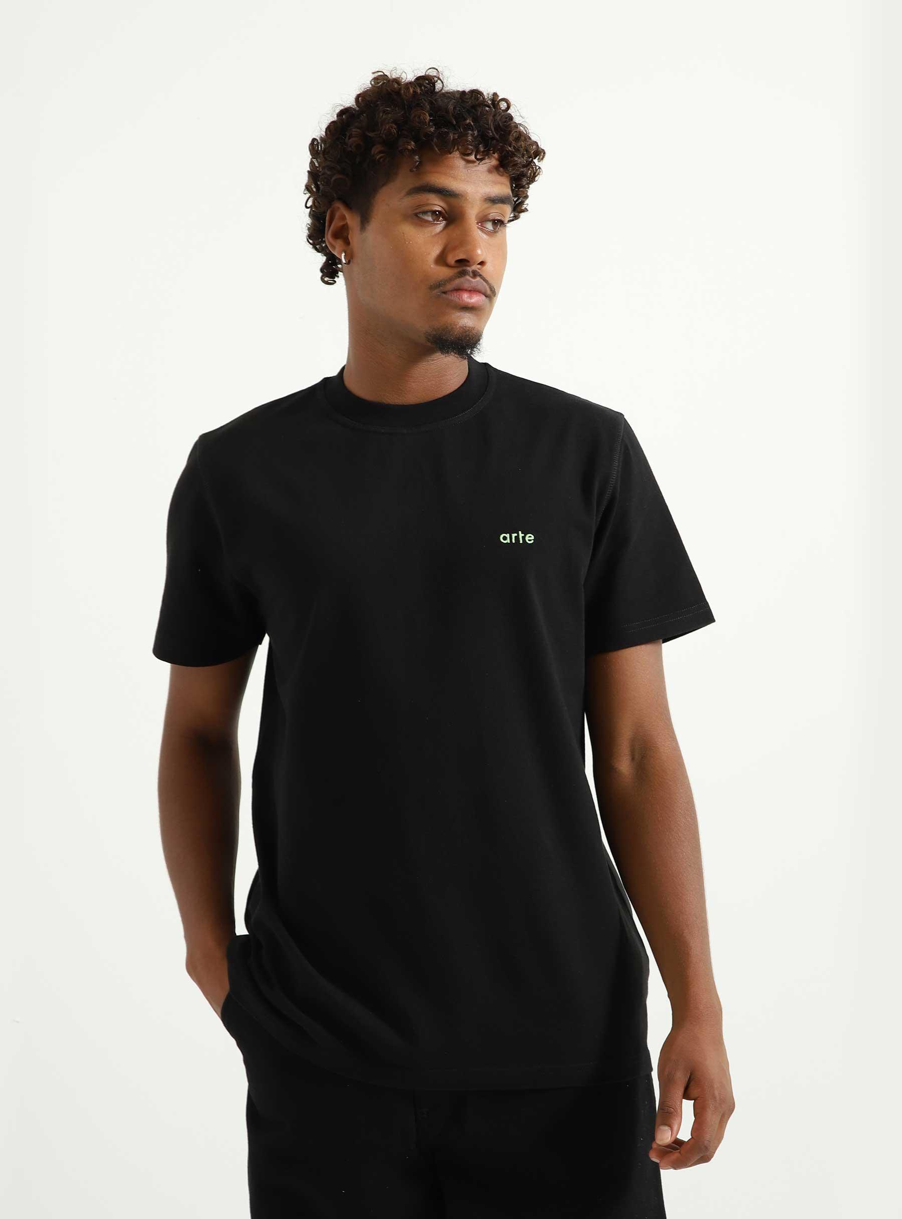 Tommy Back A T-shirt Black AW23-012T