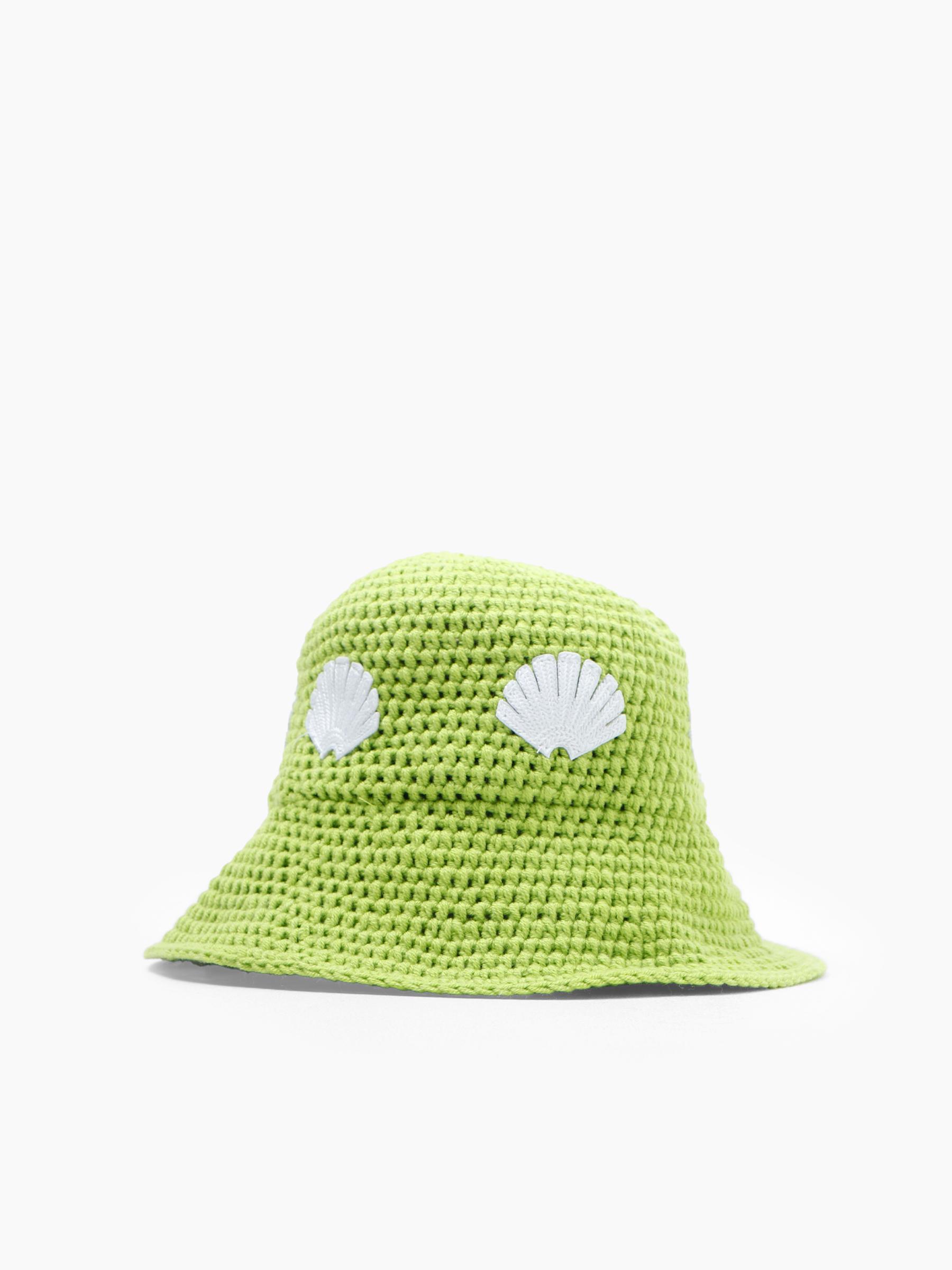 Crochet Hat Sharp Green 2401072001