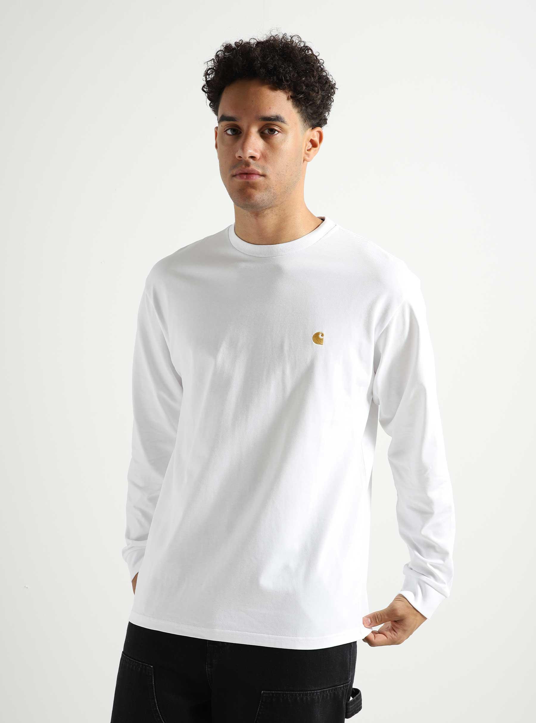 Longsleeve Chase T-Shirt White Gold I026392-00RXX