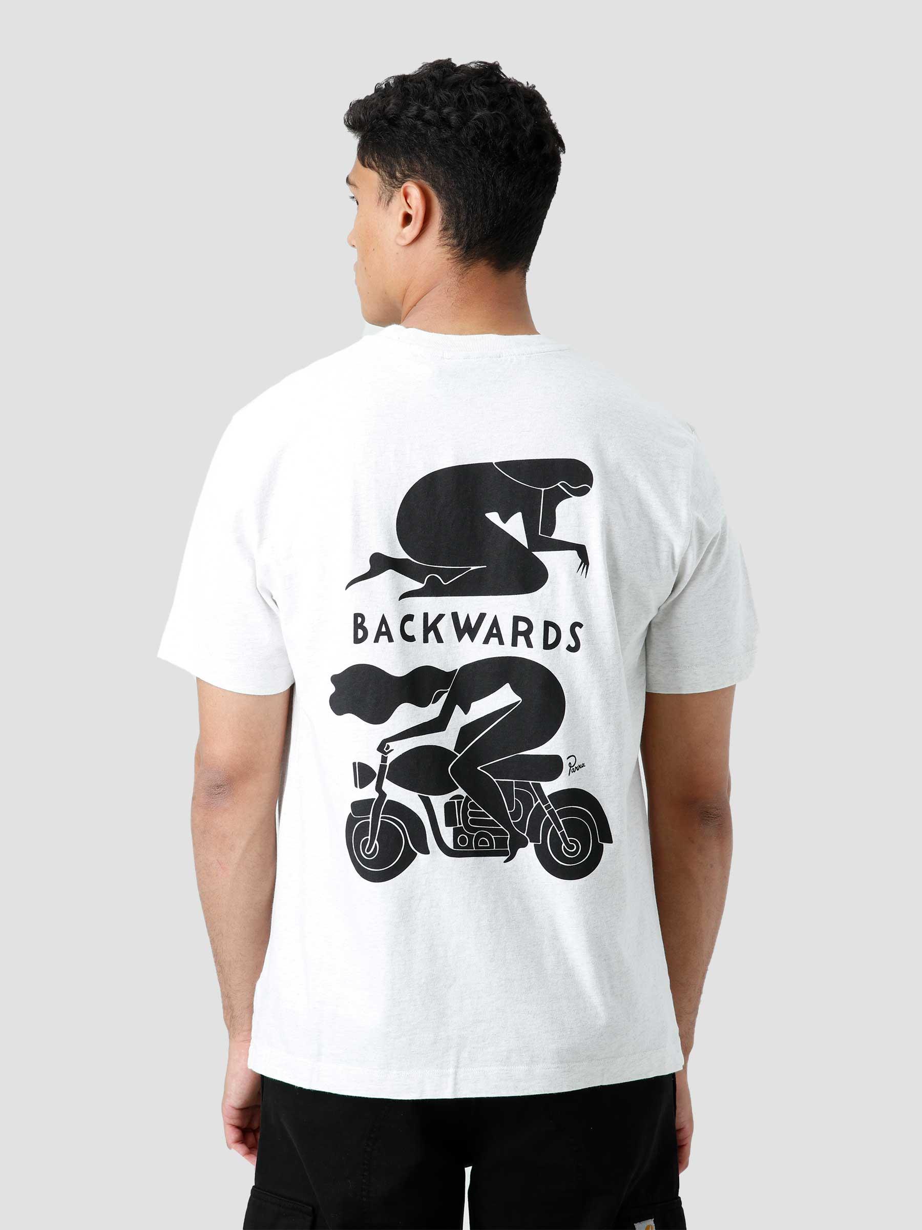 Backwards T-Shirt Ash Grey 47410