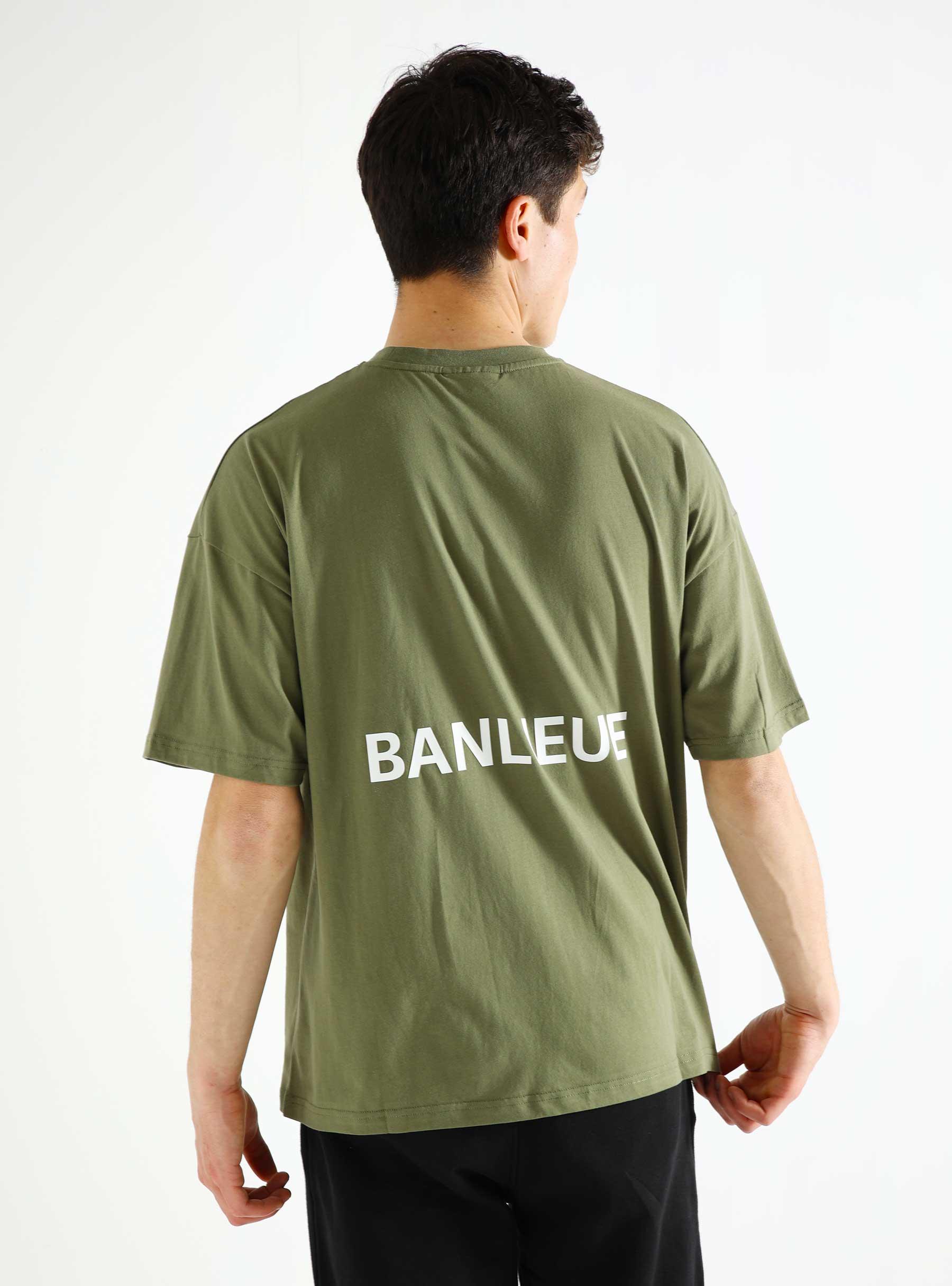 B+ Script T-Shirt Nardo Green BPLUS- FW23-TS04
