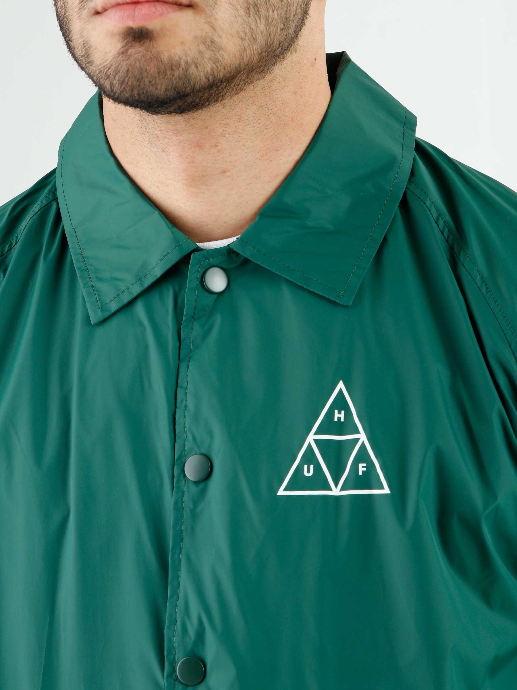 Essentials Tt Coaches Jacket Forest Green JK00352