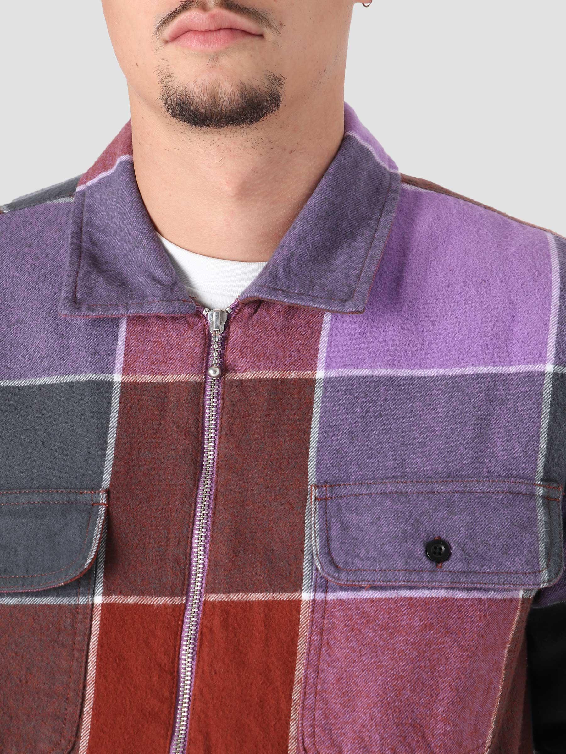 Victoria Shirt Jacket Shirt Jacket Purple Multi 121160026