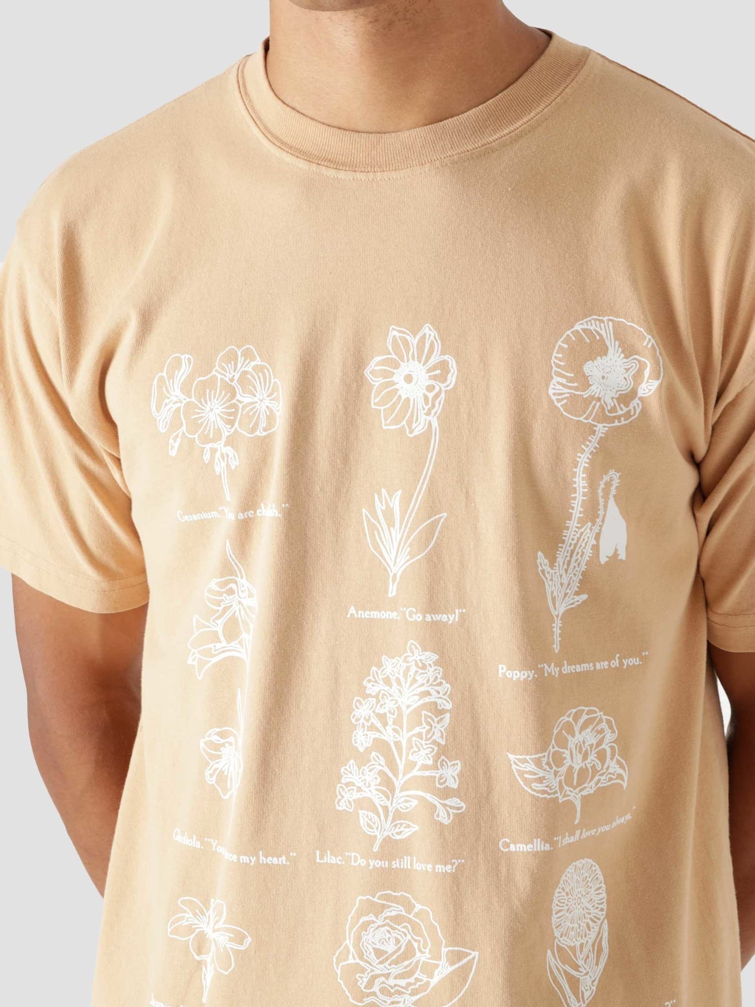 Flower Packet Heavy Weight Classic Box T-Shirt Light Toffee 166912757