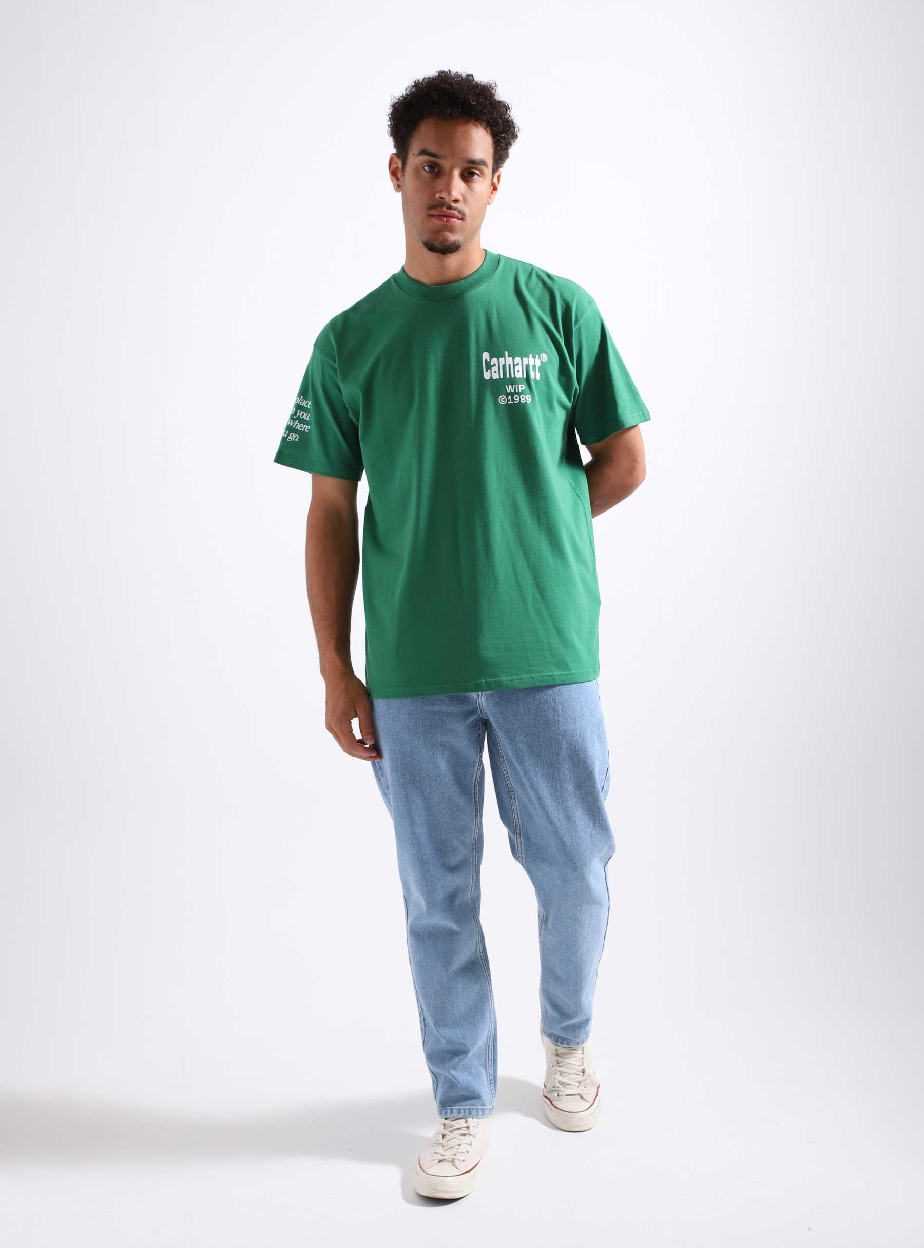 Home T-Shirt Aspen Green White I032398-1QDXX