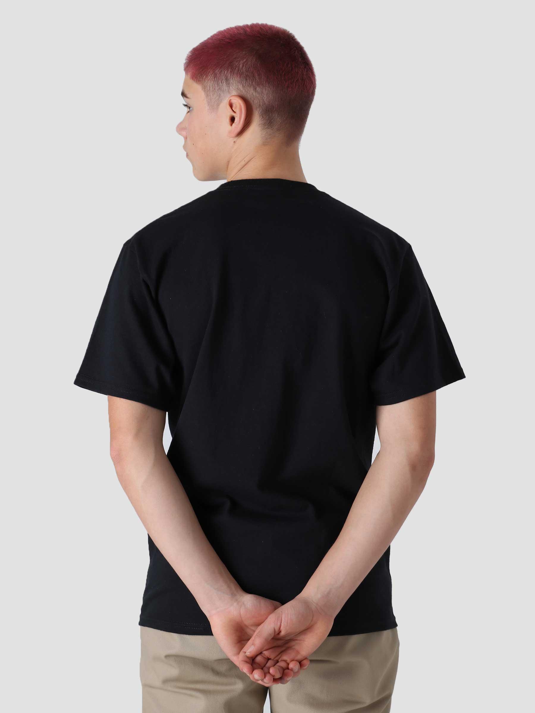 Hufadelic S/S T-Shirt Black TS01577