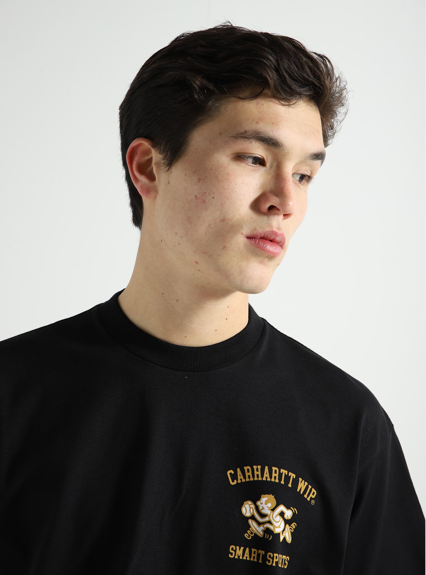 Carhartt WIP Smart Sports T-Shirt Black - Freshcotton