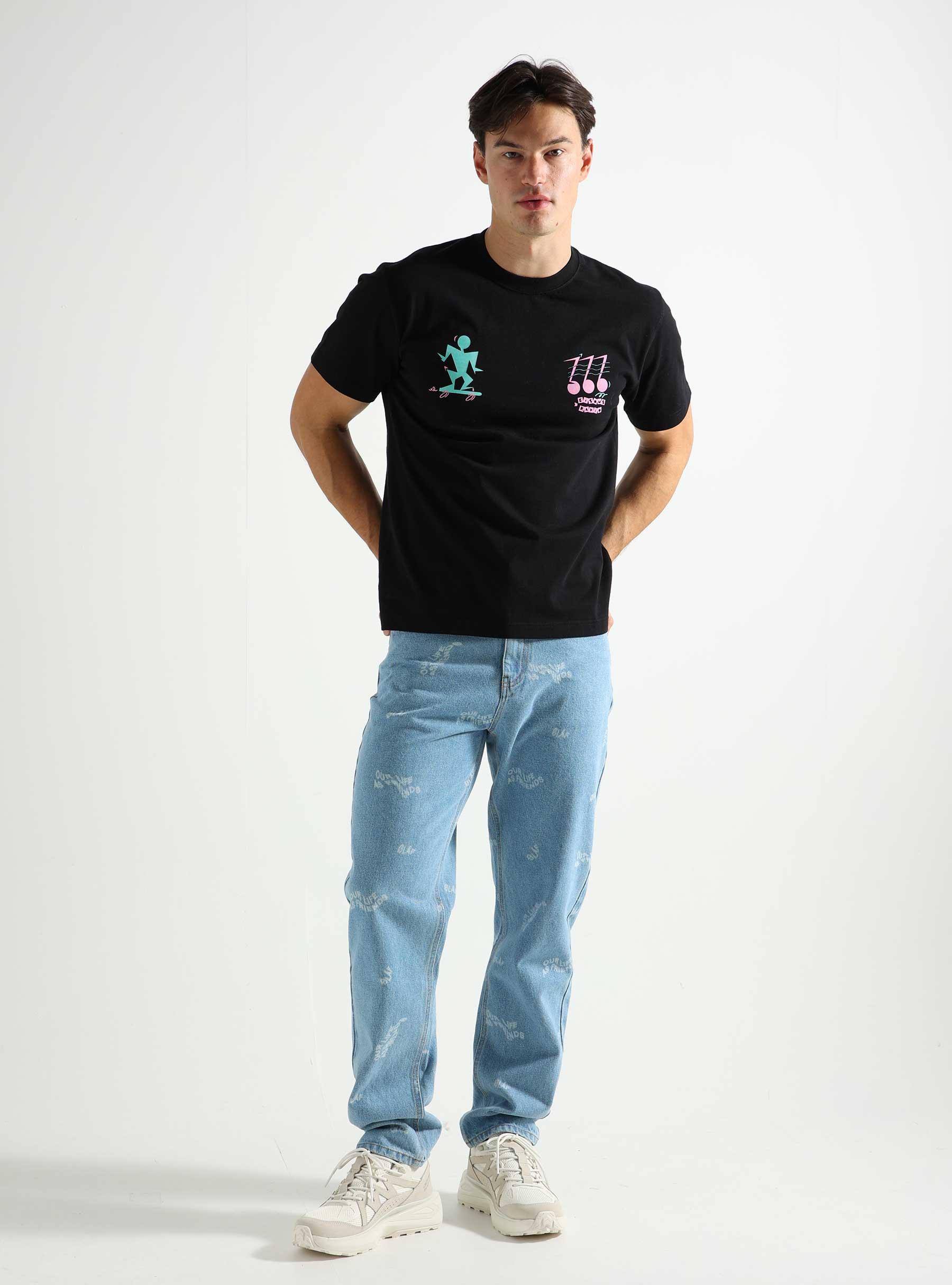 Radio Skate T-Shirt Black SS24-29