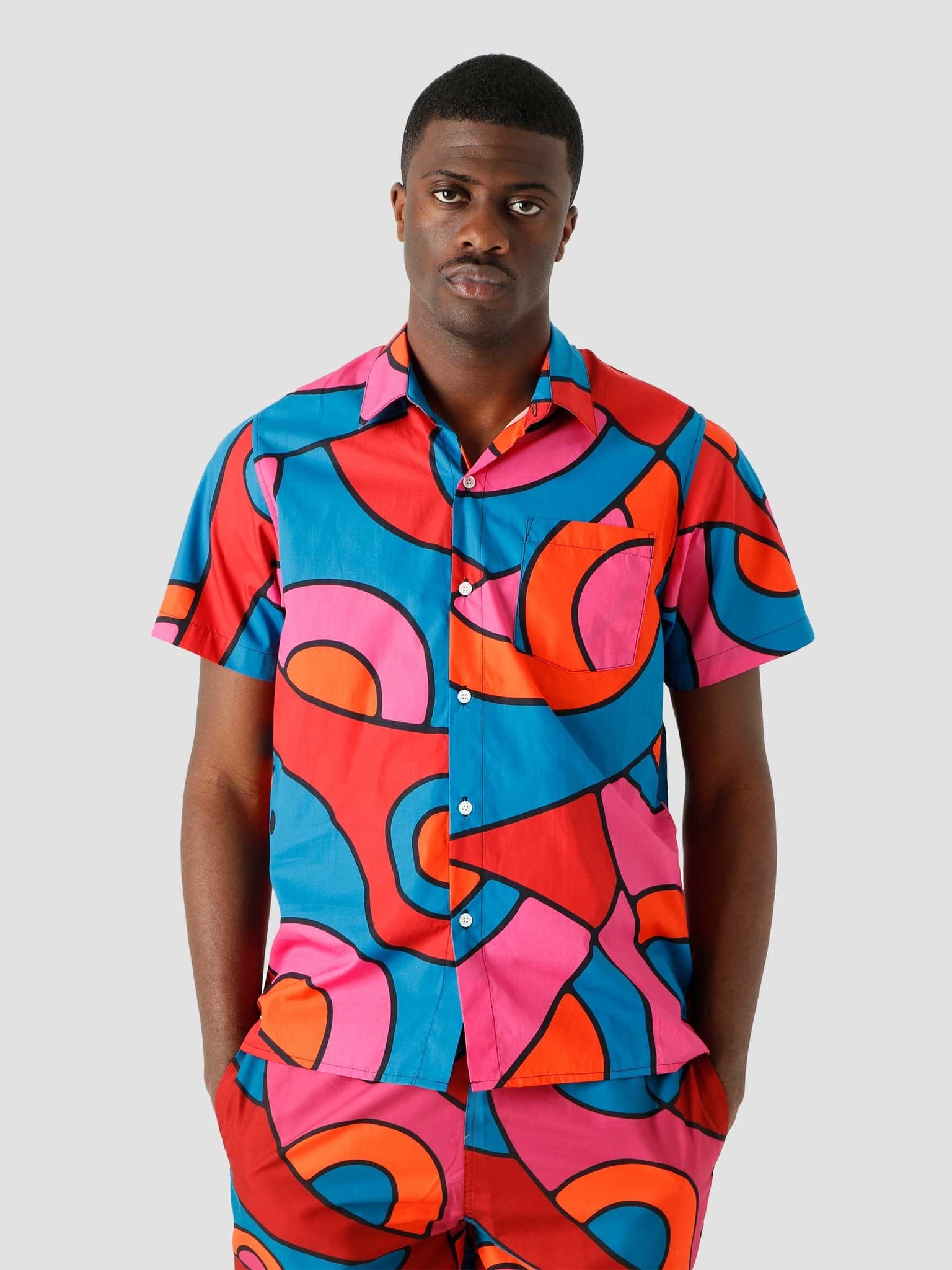 Serpent Pattern Shirt Multi 45360