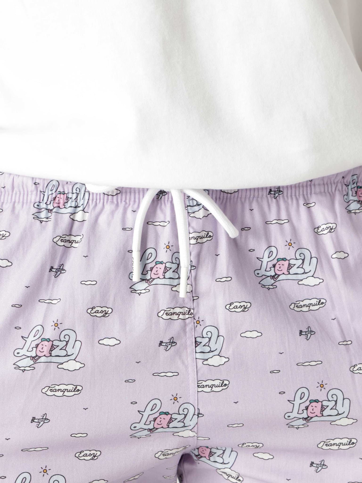 x Pockies Lazy Pyjama Pants Lavendel P100