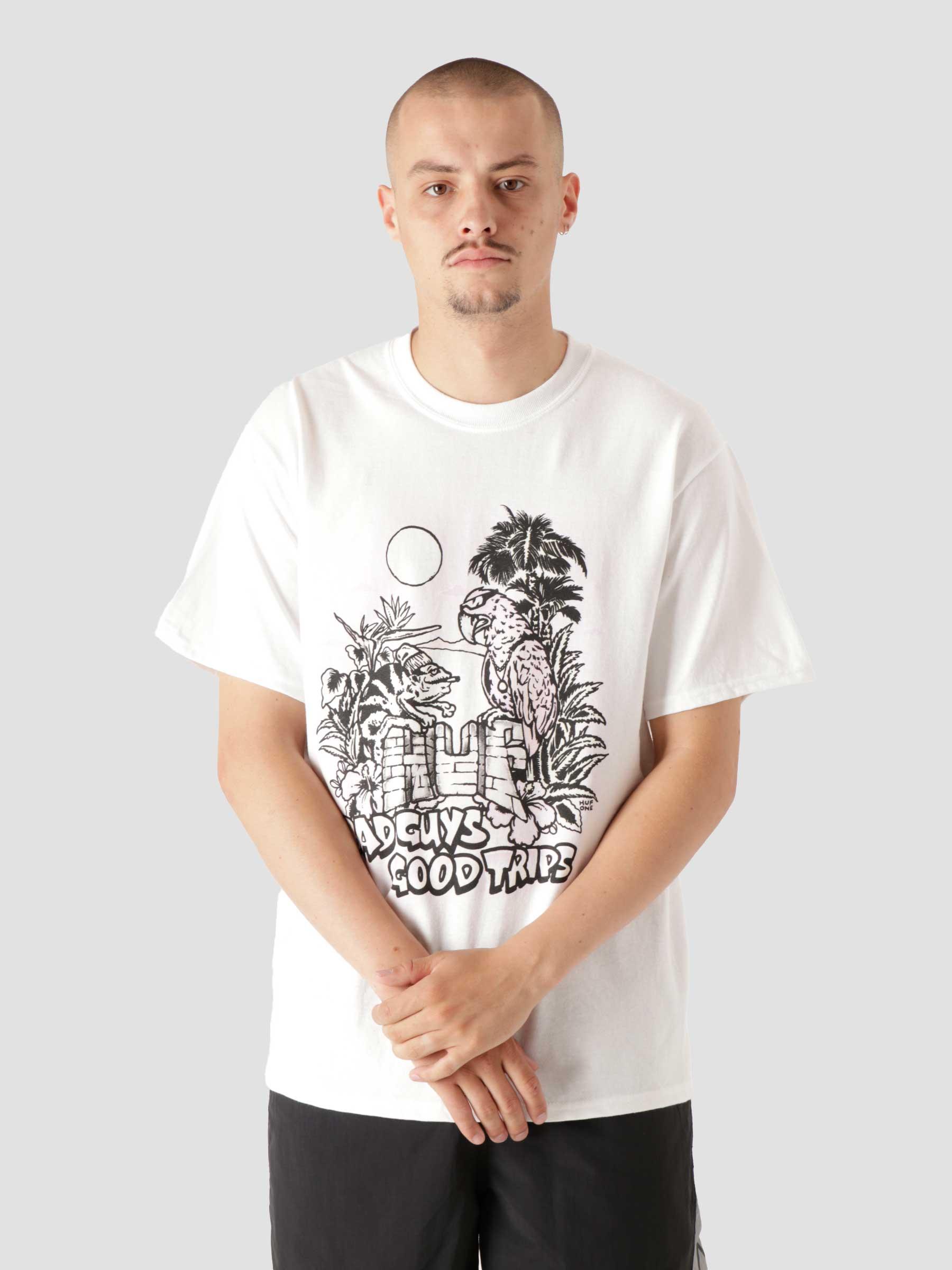Vacation Uv Color S/S Tee White TS01413