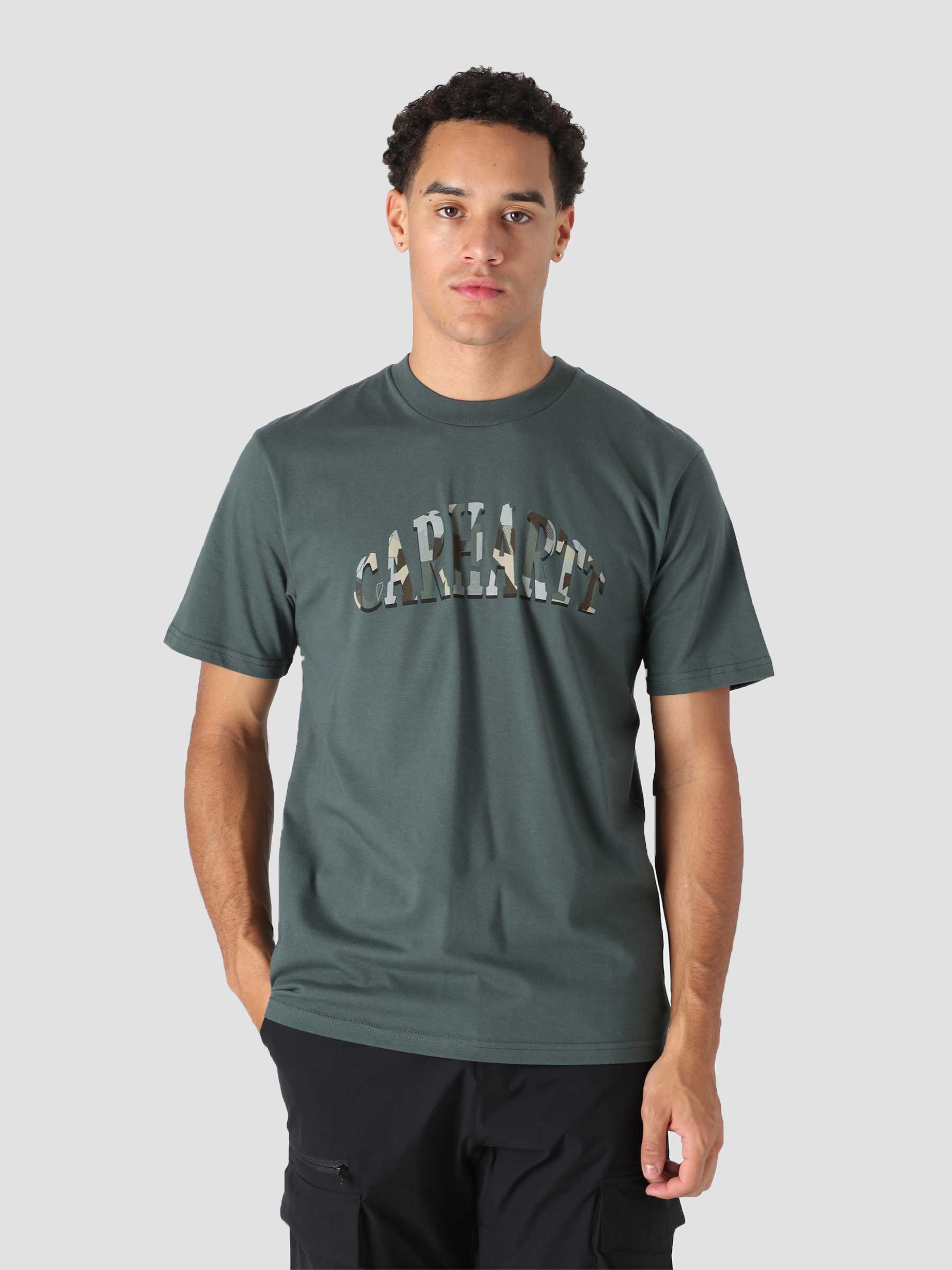 S/S Dome Script T-Shirt Hemlock Green I029981-0NVXX