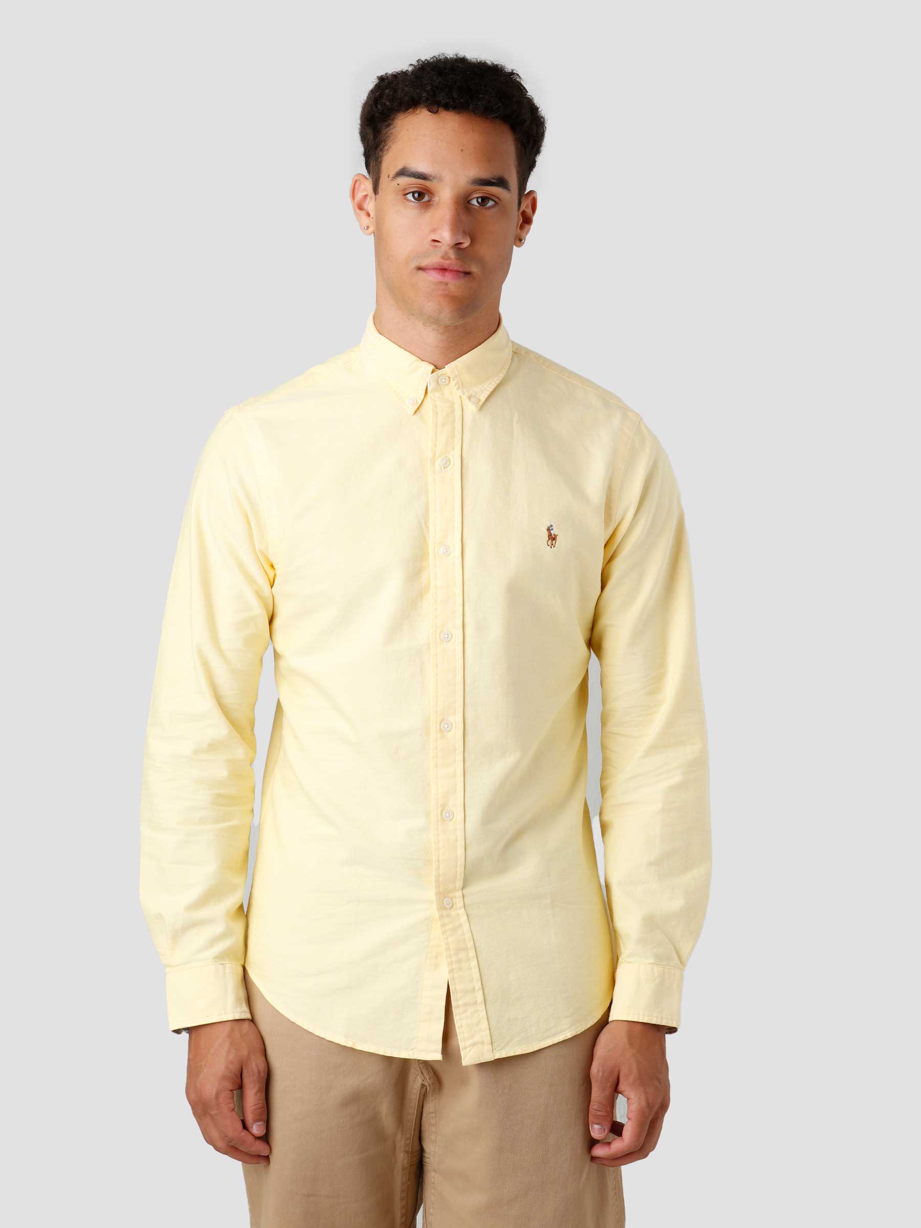 RL Oxford  Shirt Yellow Oxford 710792161004