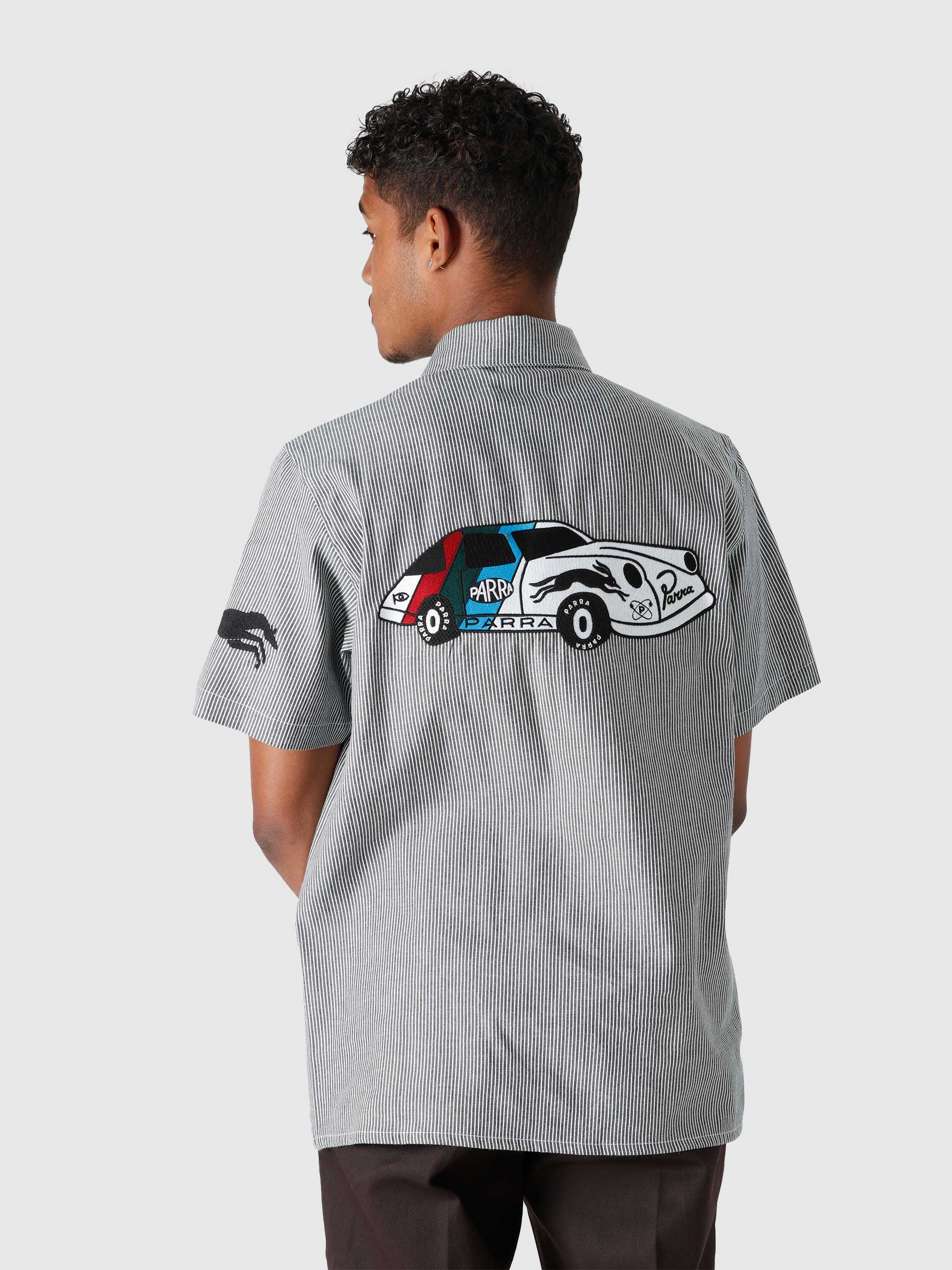 Parra Racing Team Mechanic Short Sleeve Shirt Black 47345