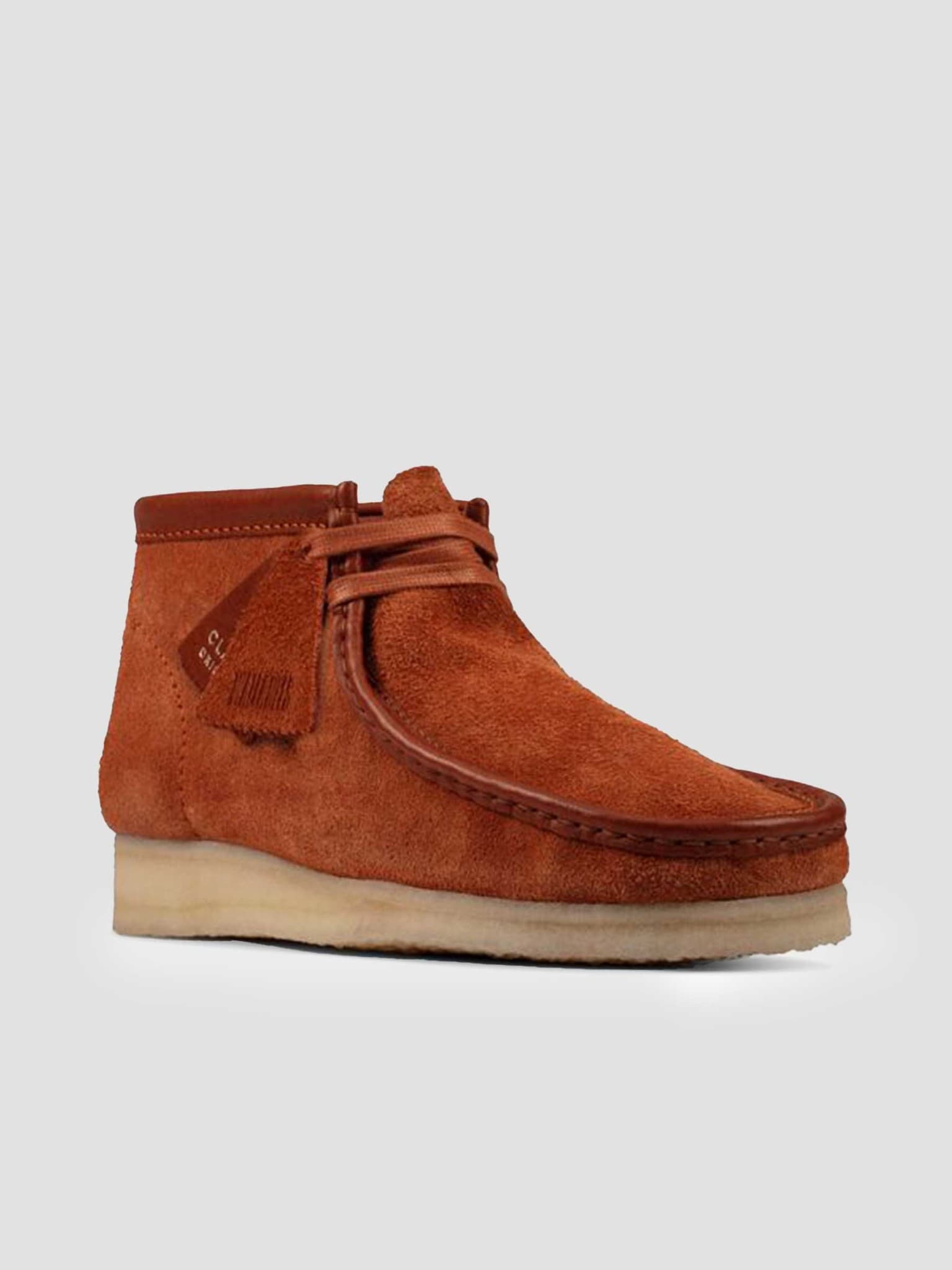 Wallabee Boot Tan Hairy Suede