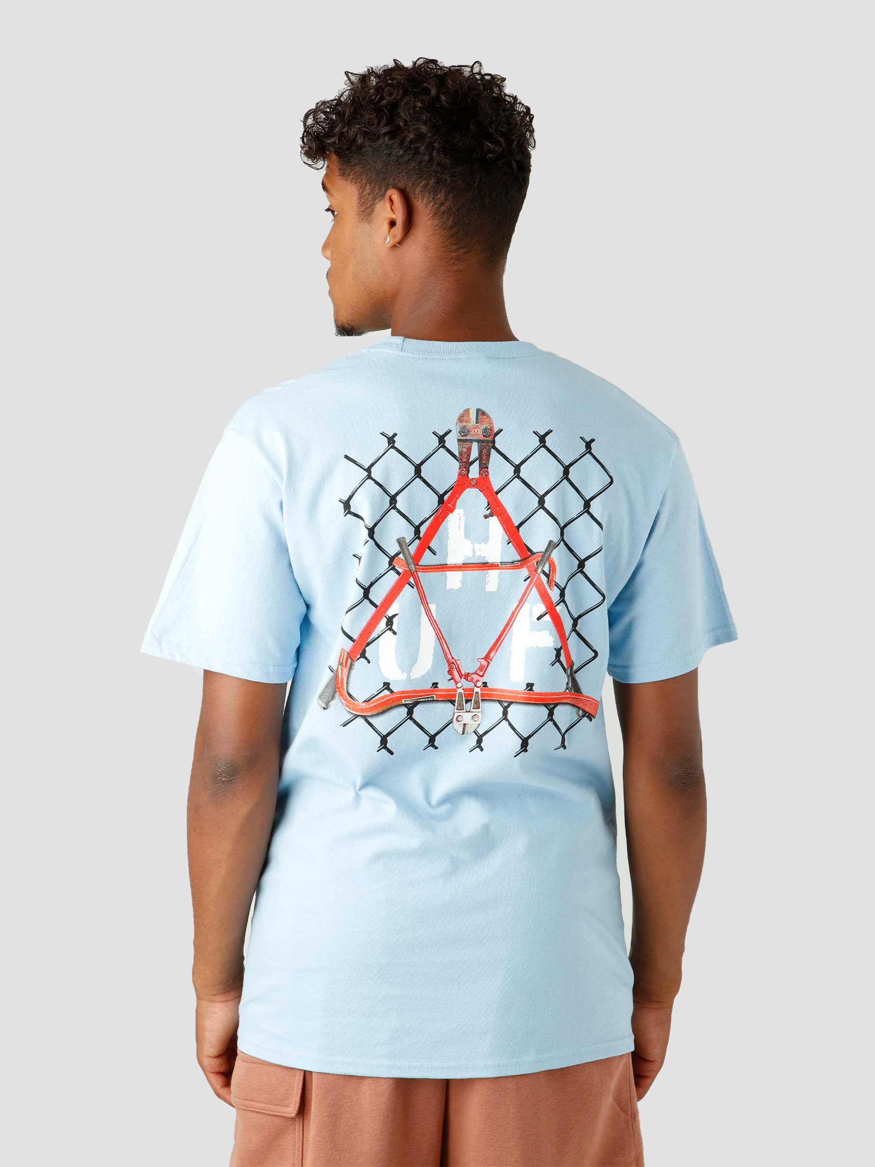 Trespass Triangle SS T-shirt Light Blue TS01757-LBLUE