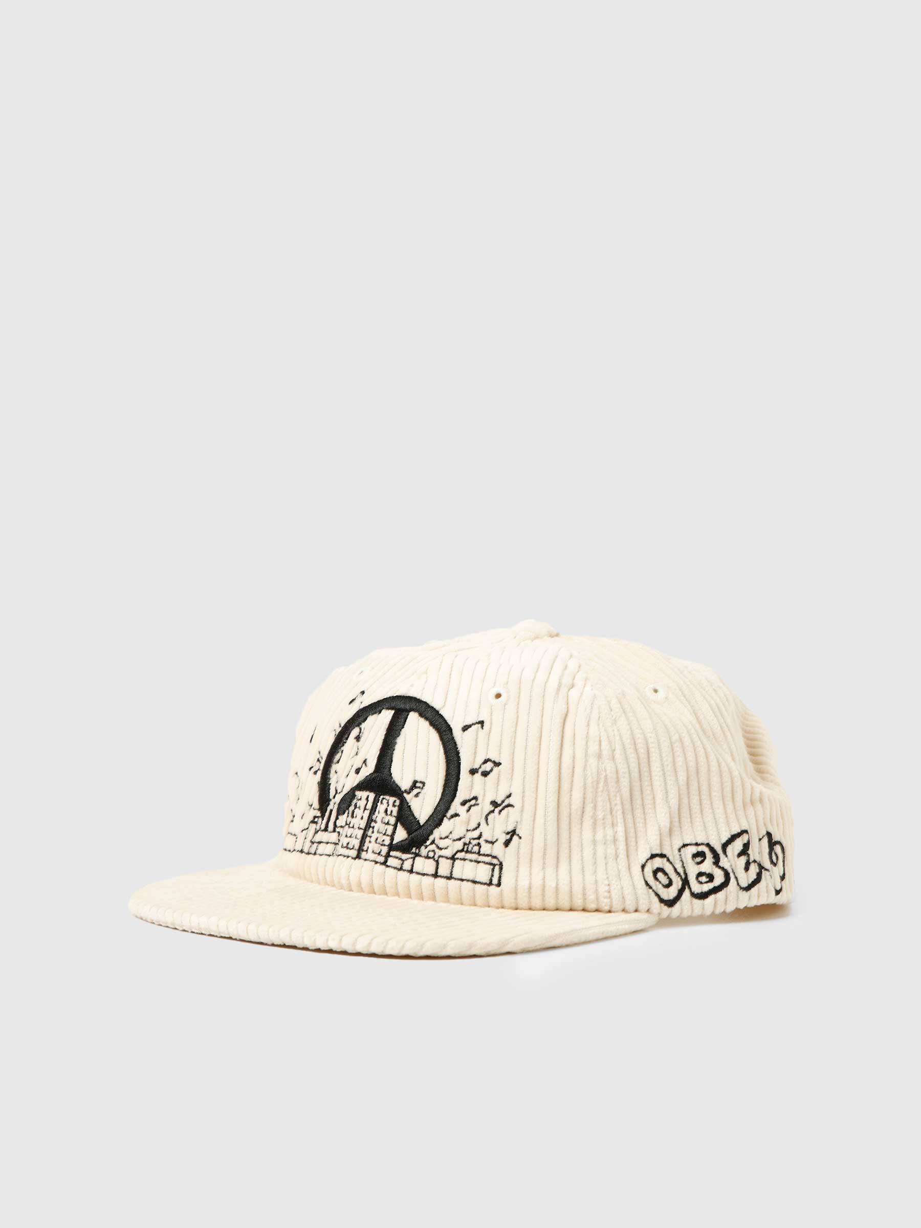 Uptown Cord 6 Panel Snapback Unbleached 100580308