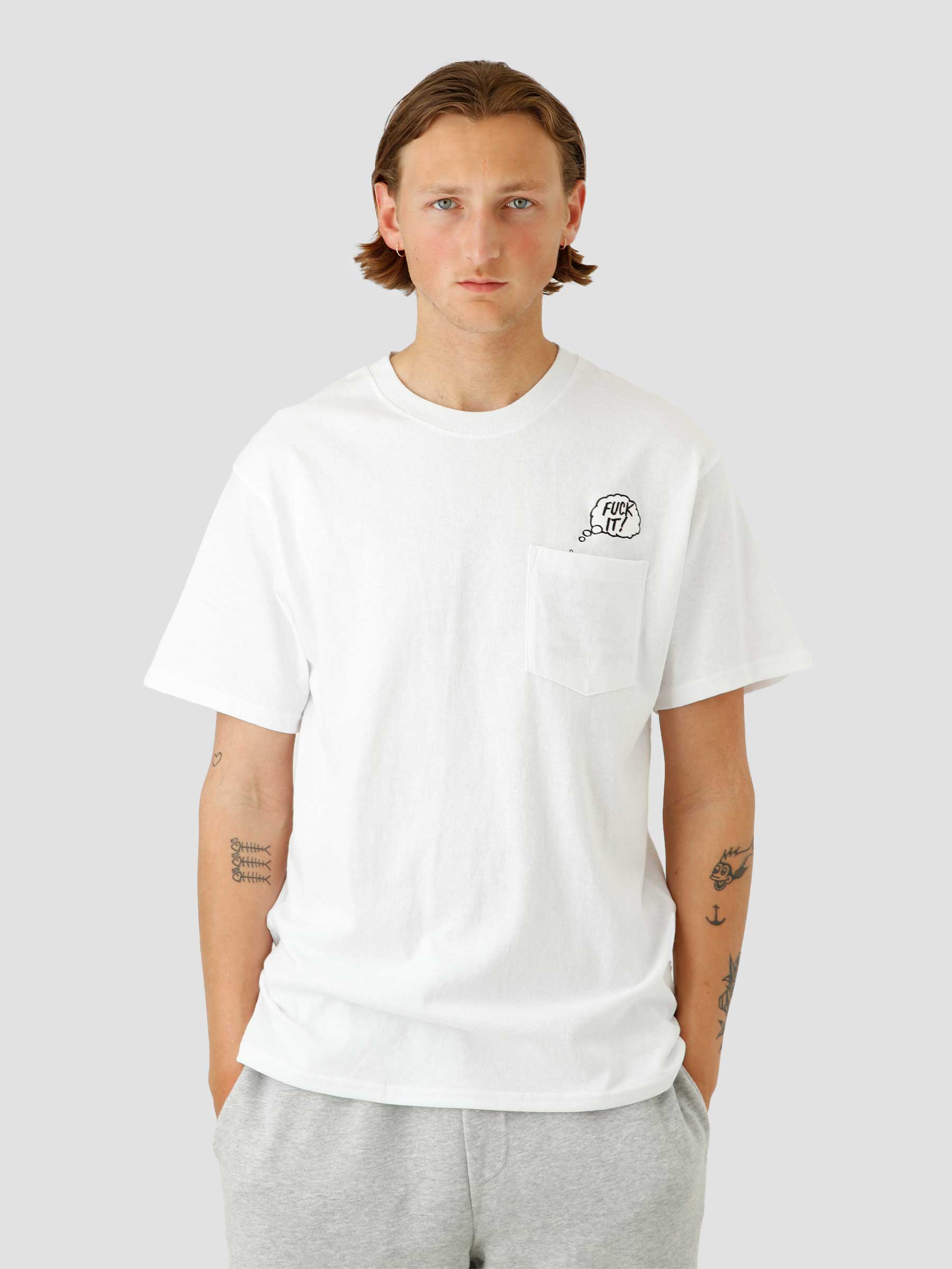 In The Pocket SS T-shirt White TS01723-WHITE