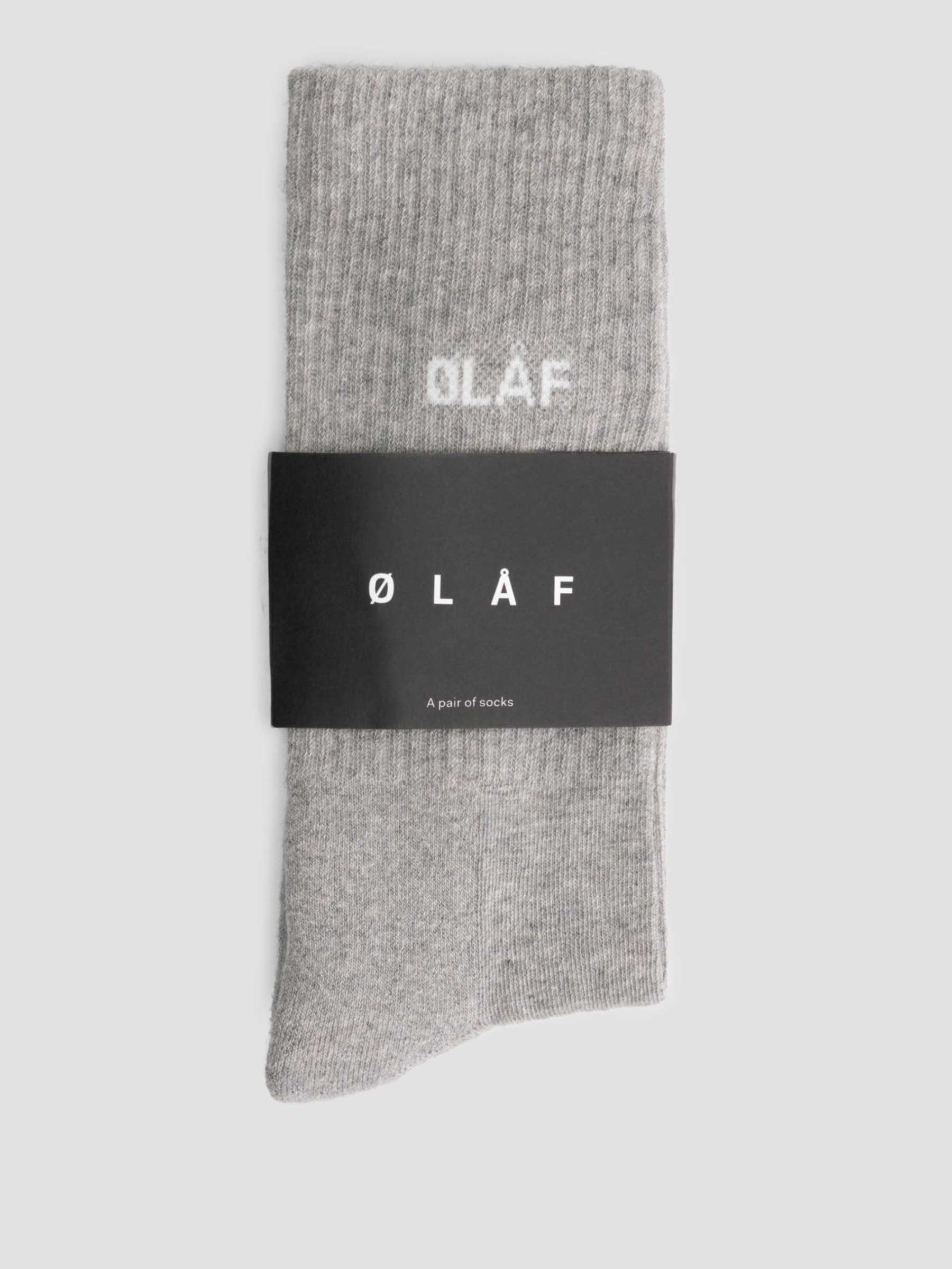 Olaf Mini Socks Grey White SS22_A014