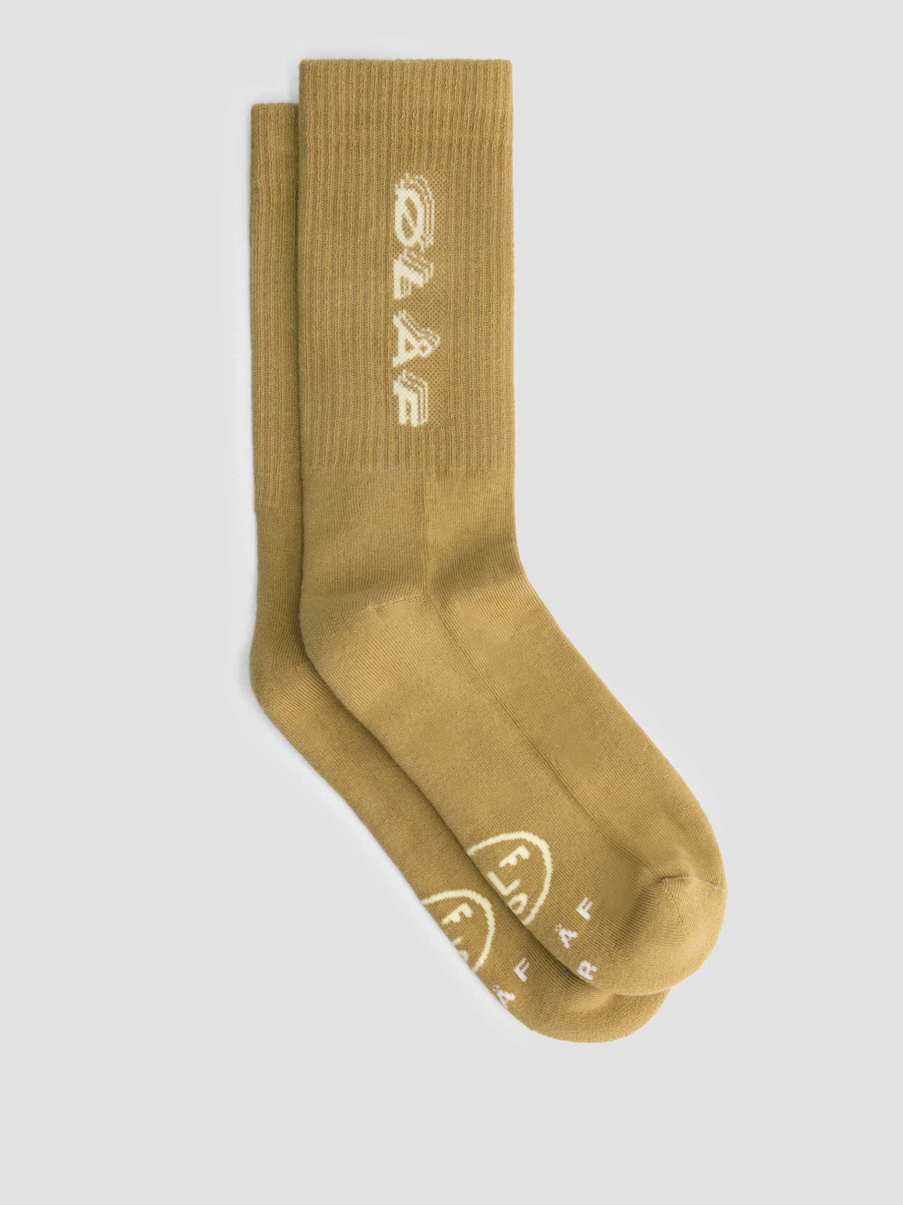 Olaf  Triple Italic Socks Olive SS22_A015