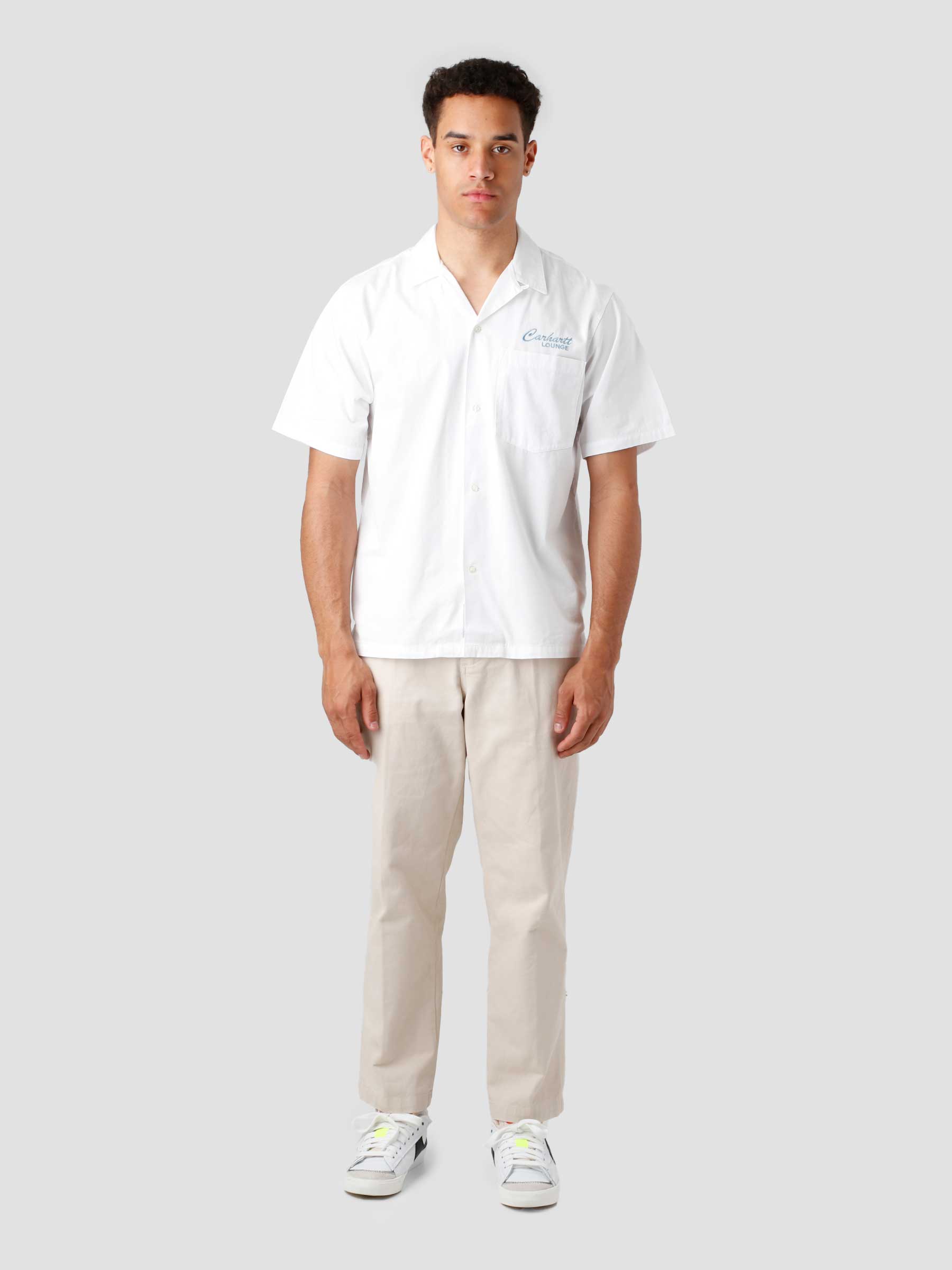 S/S Carhartt Lounge Shirt White I030046-02XX