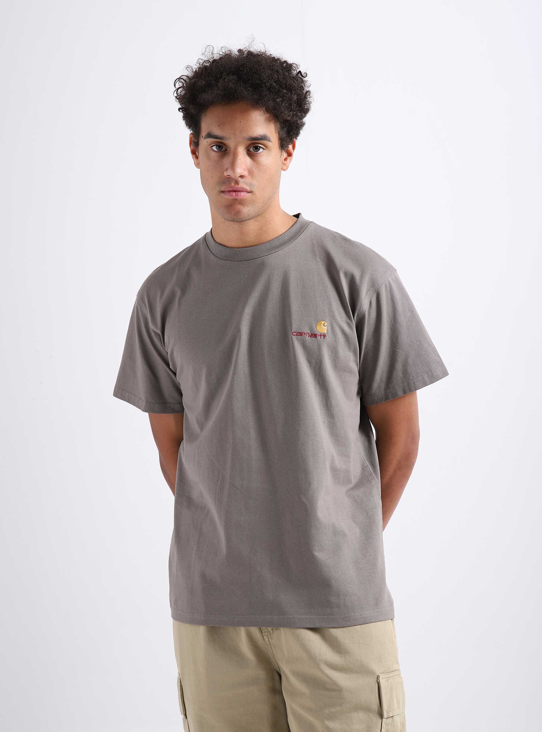 Carhartt WIP American Script T-Shirt Teide I029956-1CRXX | Freshcotton