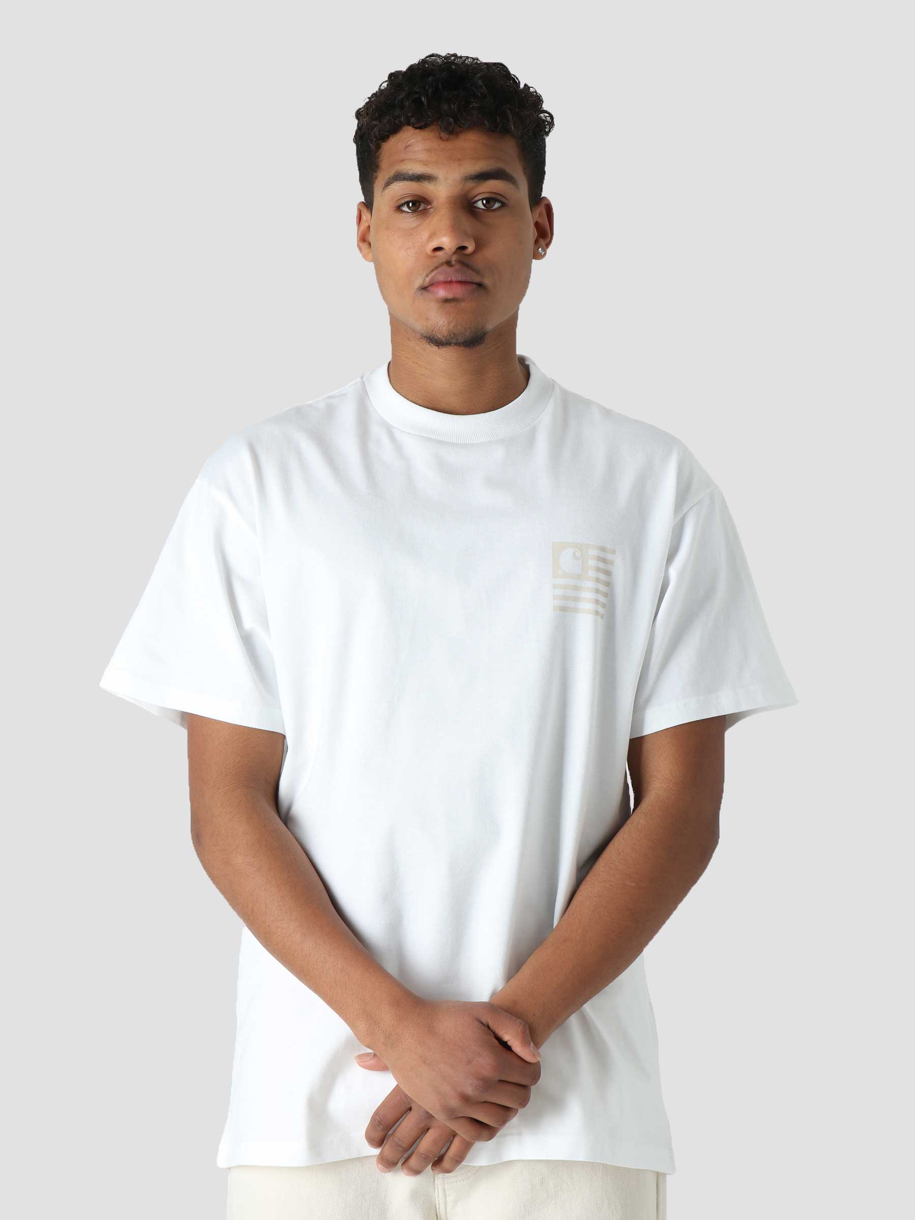 S/S Medley State T-Shirt White I030169-02XX