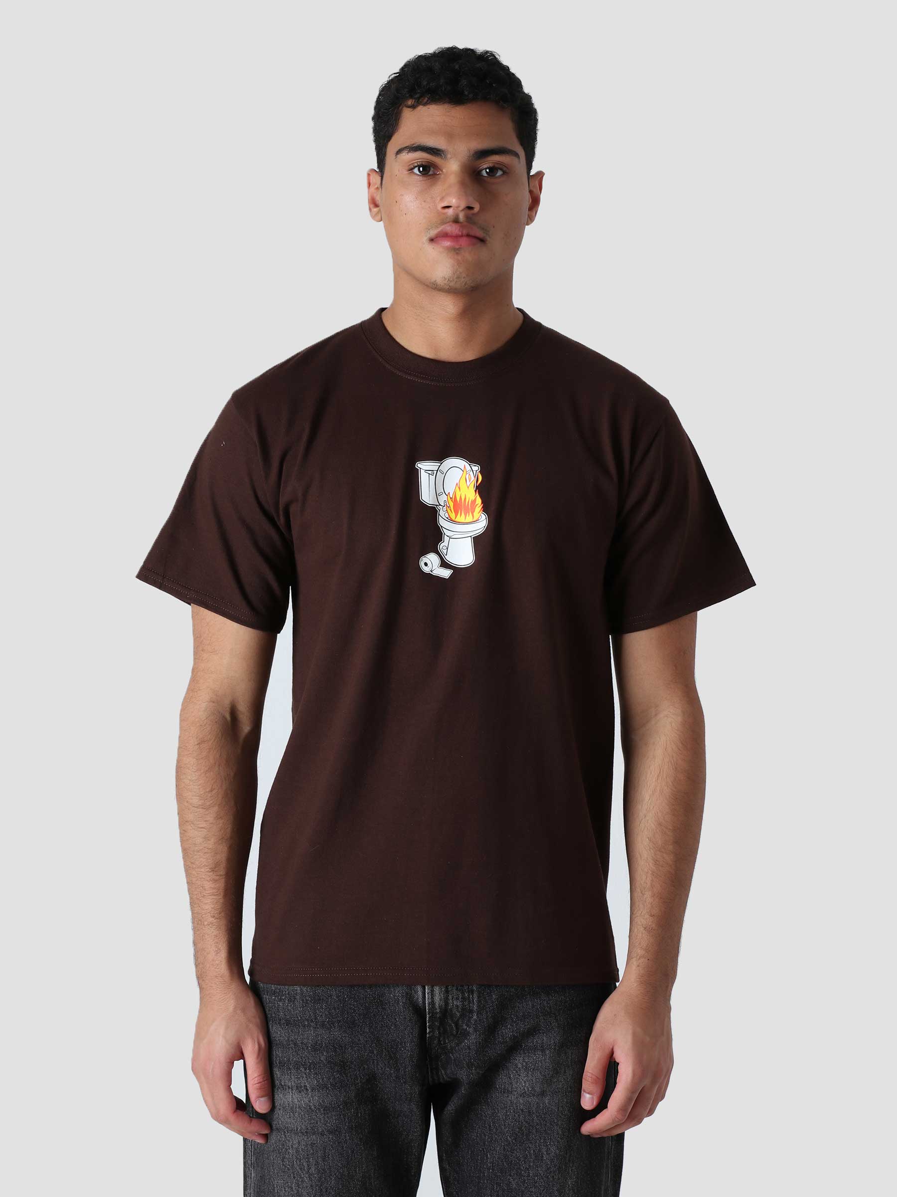 Hot Shit S/S T-Shirt Chocolate Brown TS01582