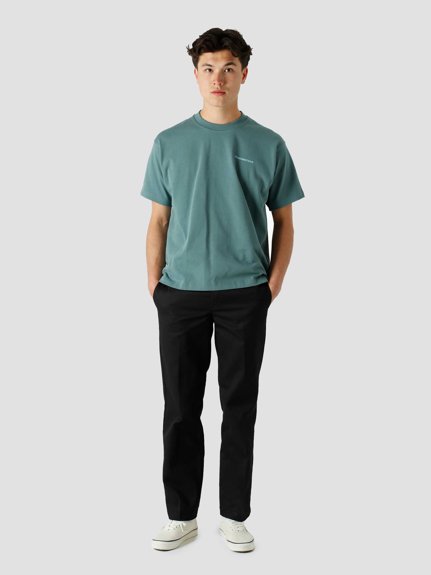 Pharrell Williams Basics T-shirt Hazy Emerald HI2957
