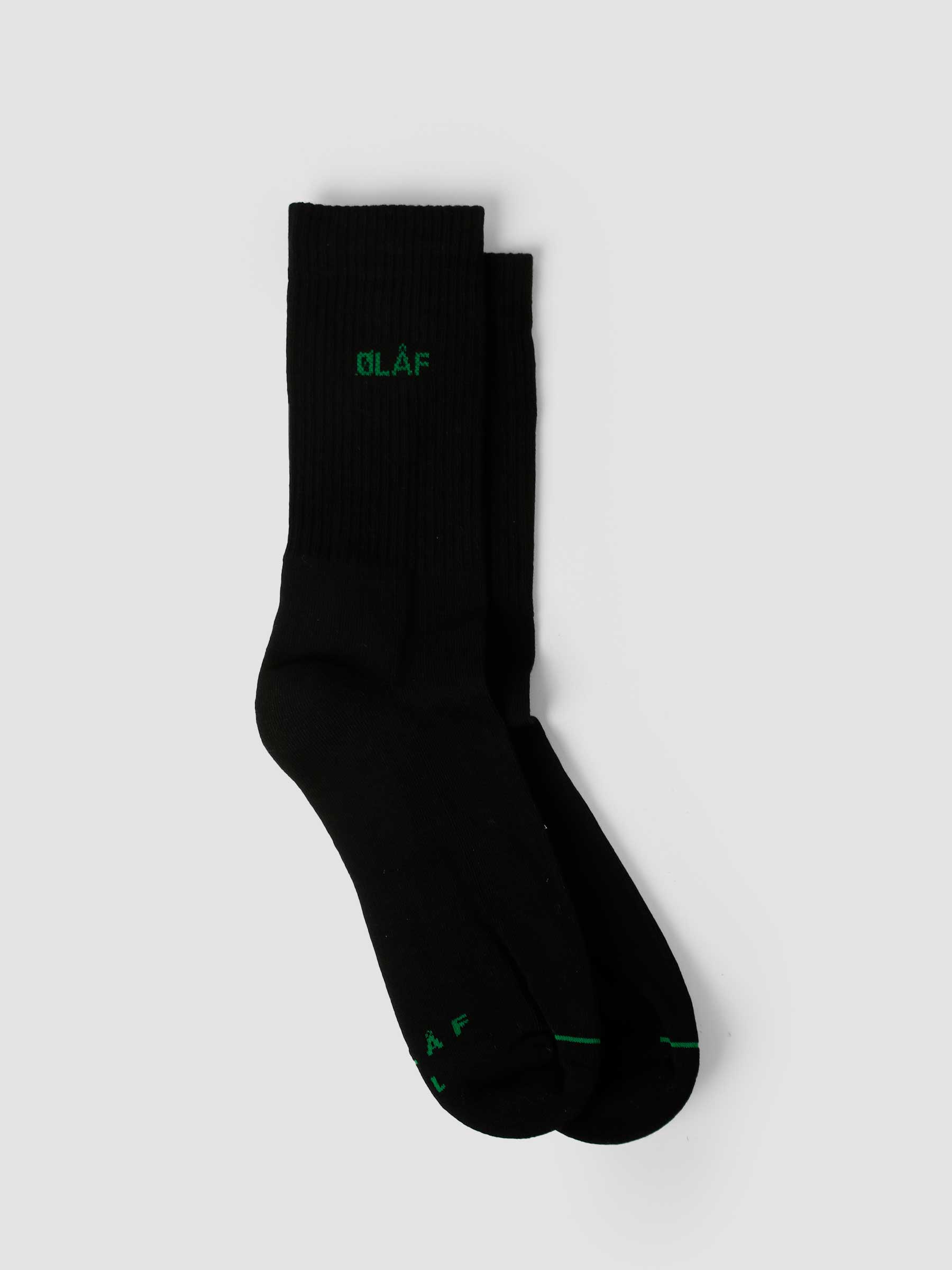 Olaf Mini Socks Black Green SS22_A014