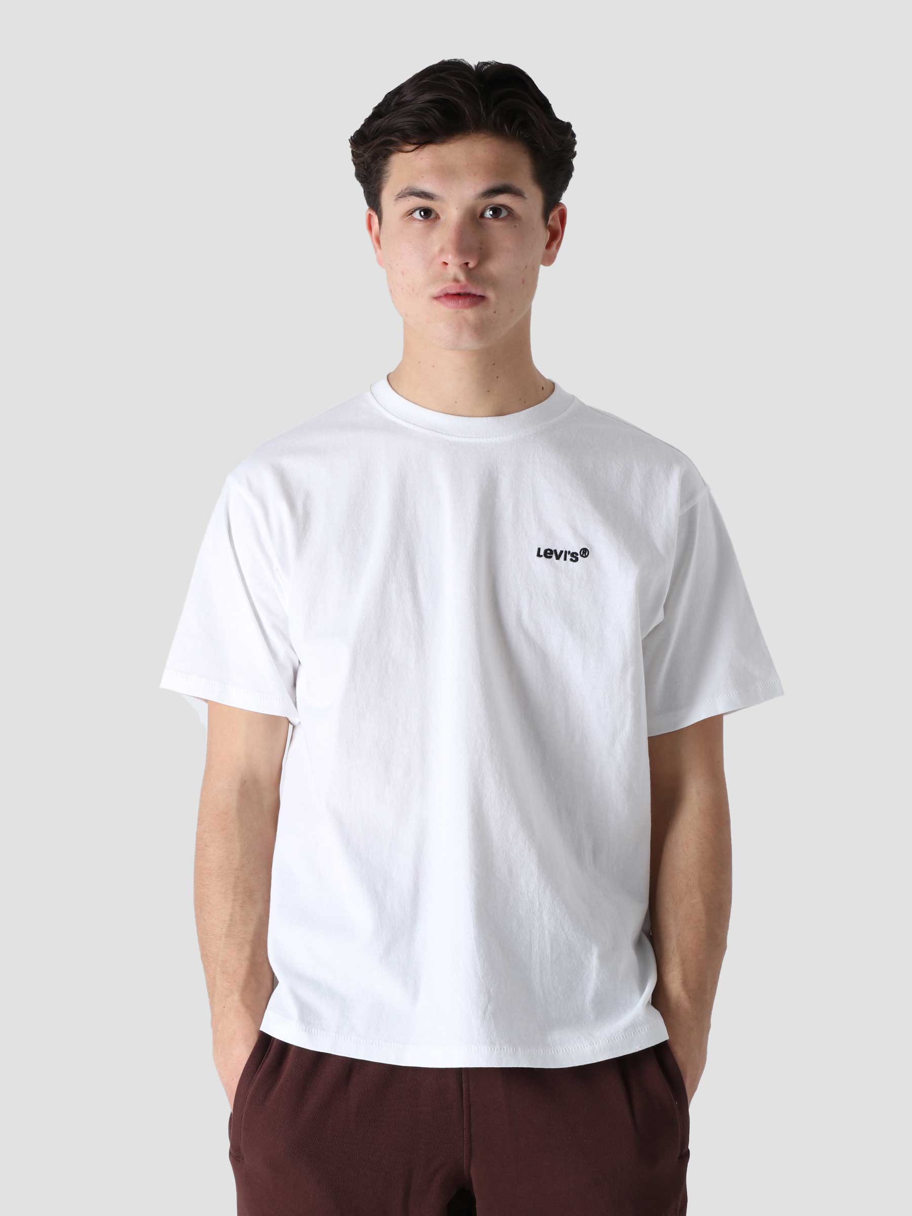 Red Tab Vintage T-Shirt White  Neutrals A0637-0000