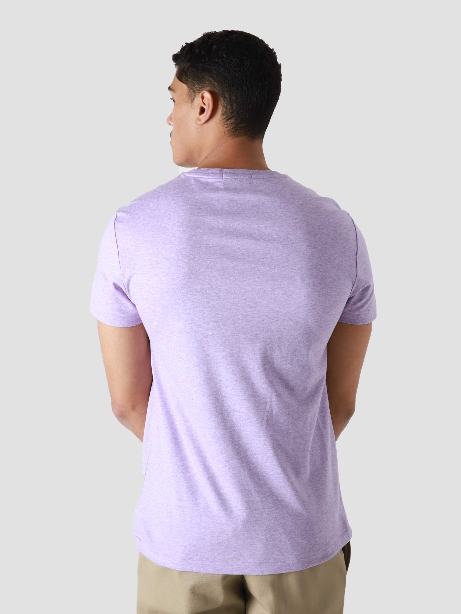 Pima Polo SSL T-Shirt Pastel Purple Heather 710740727046