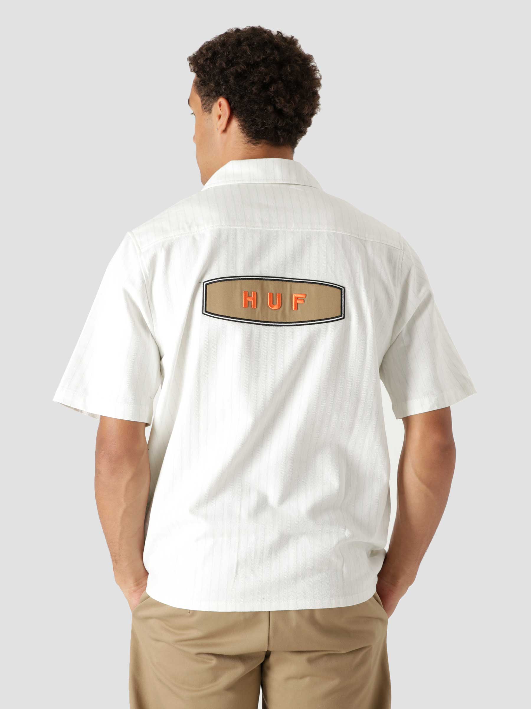 Billy S/S Work Shirt Natural BU00107