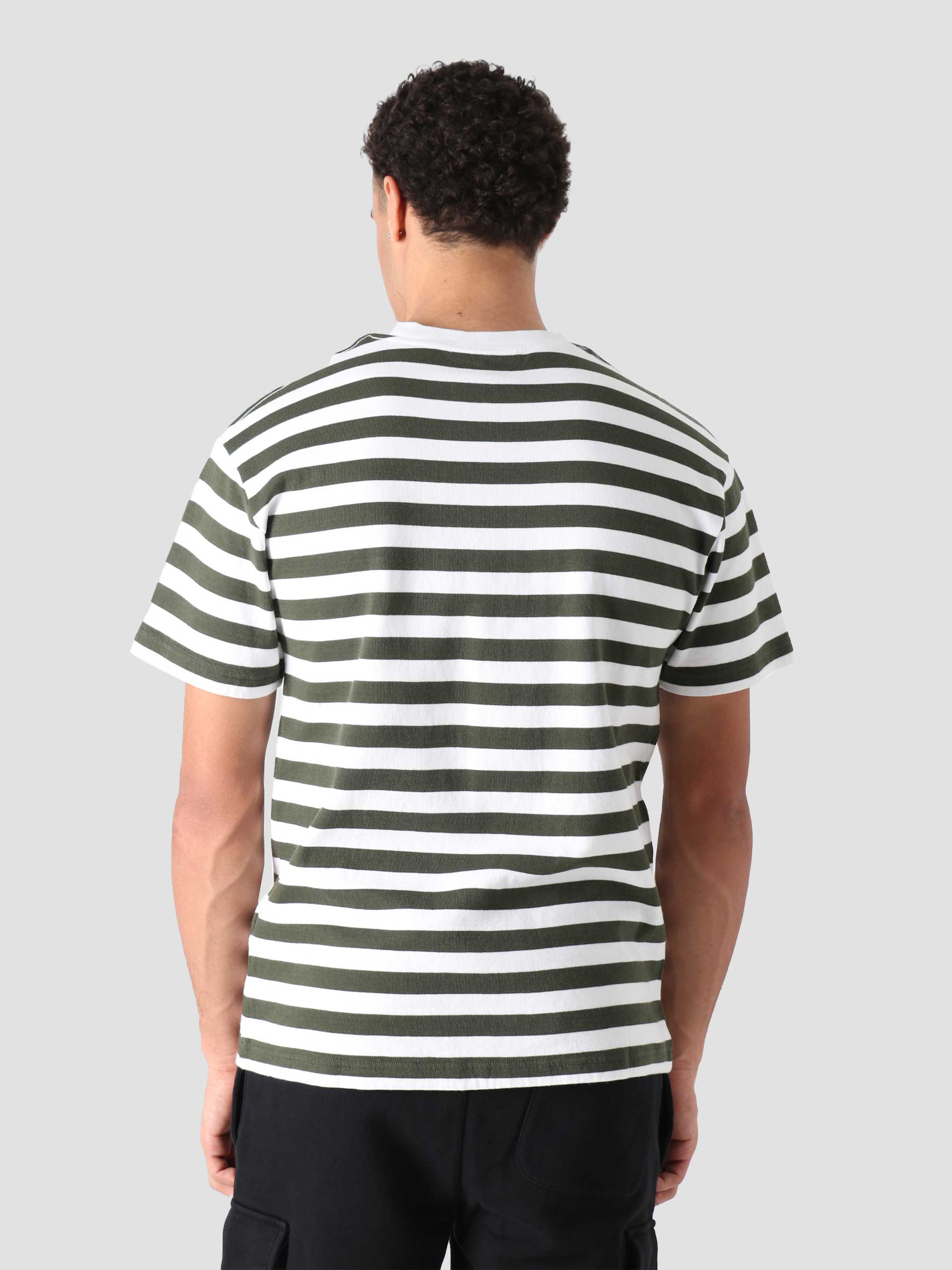 Olaf Stripe Sans T-Shirt White Sage NOS_0003