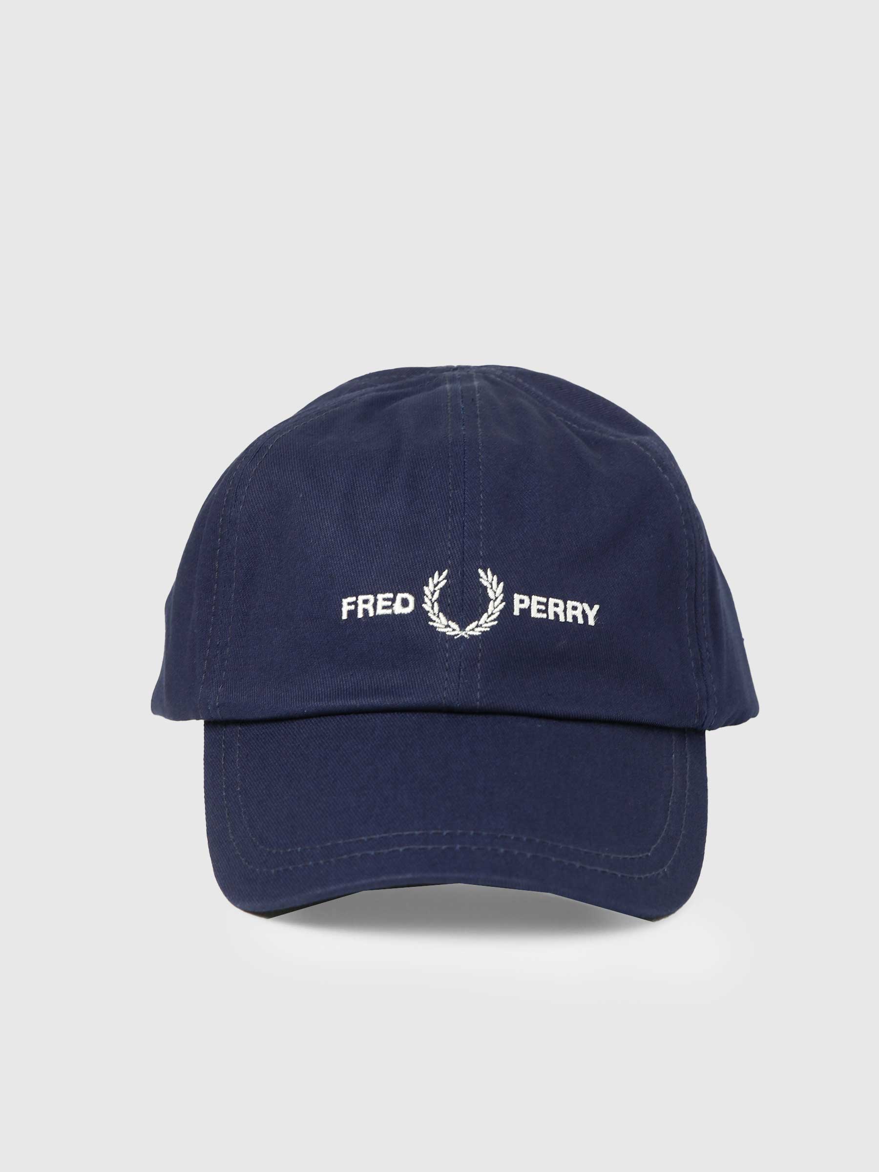 Graphic Branded Twill Cap French Navy HW4630-143