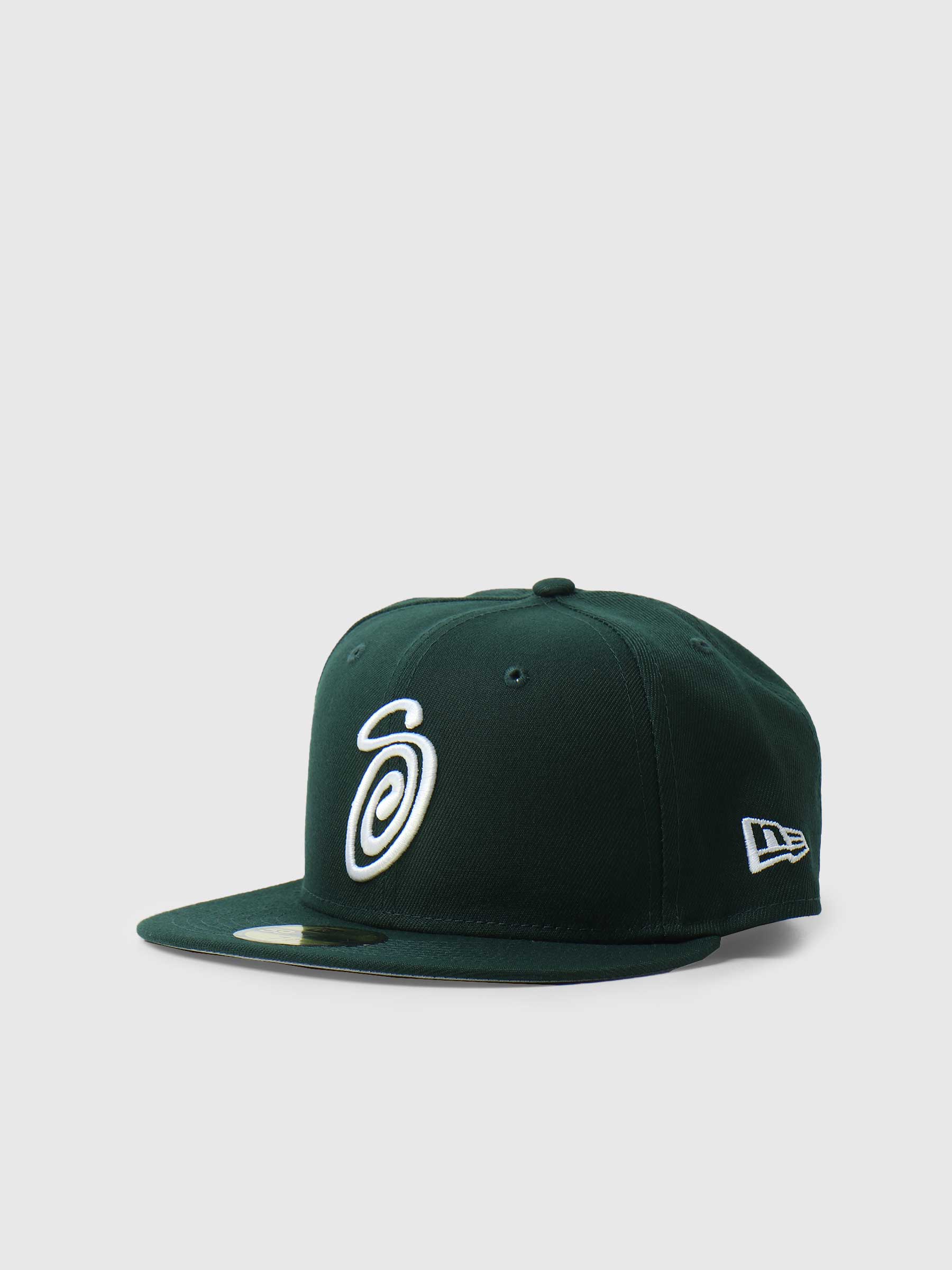 Curly S 59Fifty New Era Cap Forest 1311008