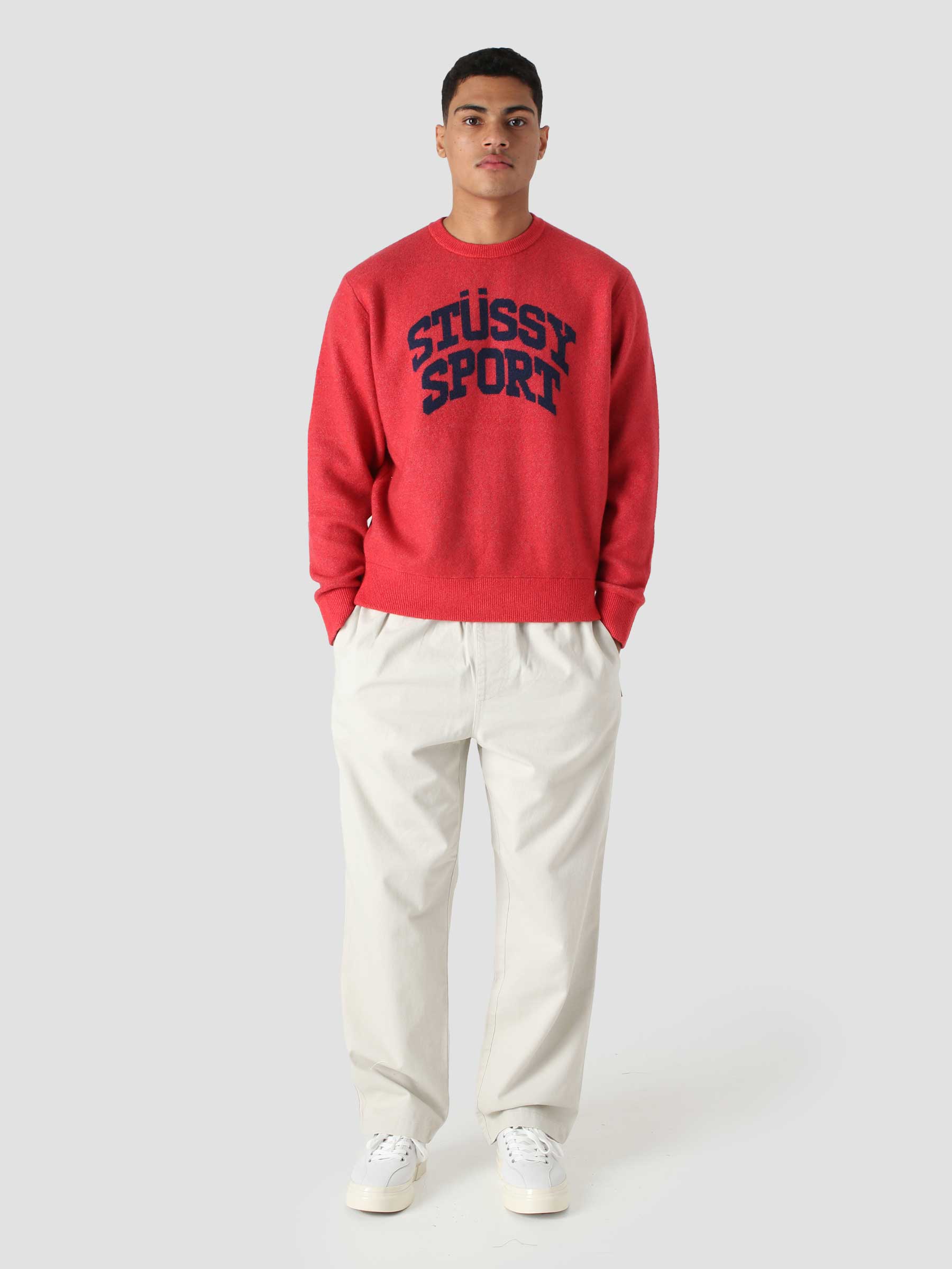 Stussy Sport Sweater Red 117104