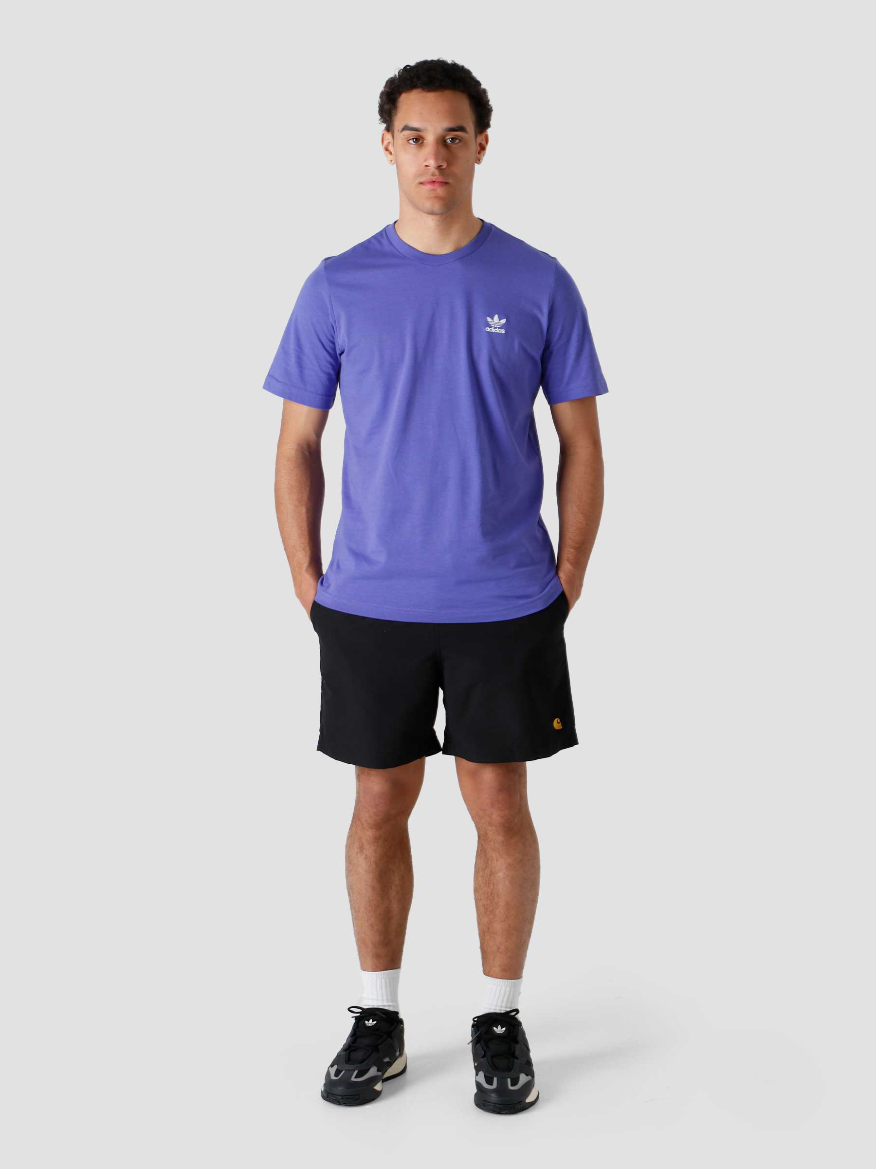 Essential T-Shirts Purple HE9446