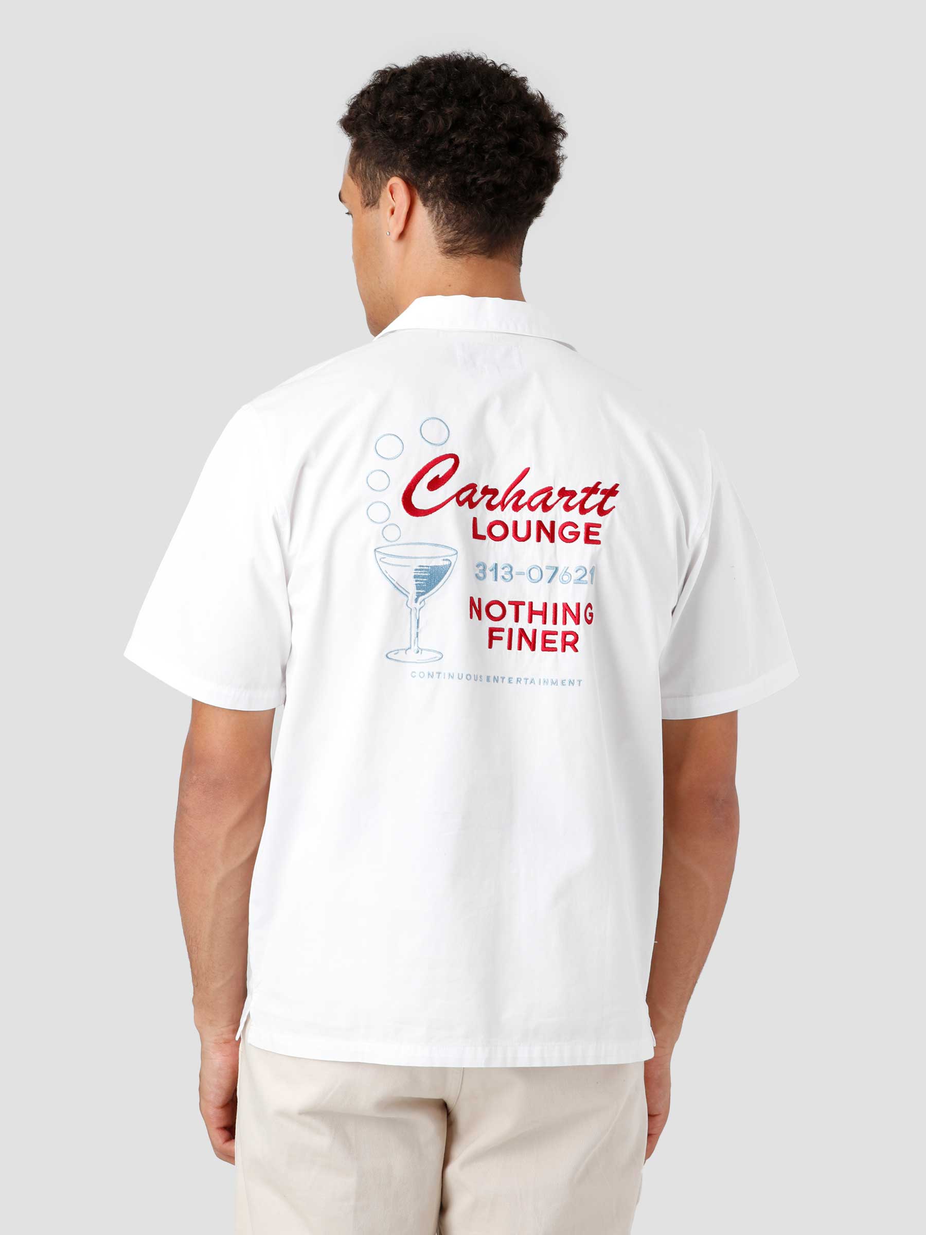 S/S Carhartt Lounge Shirt White I030046-02XX