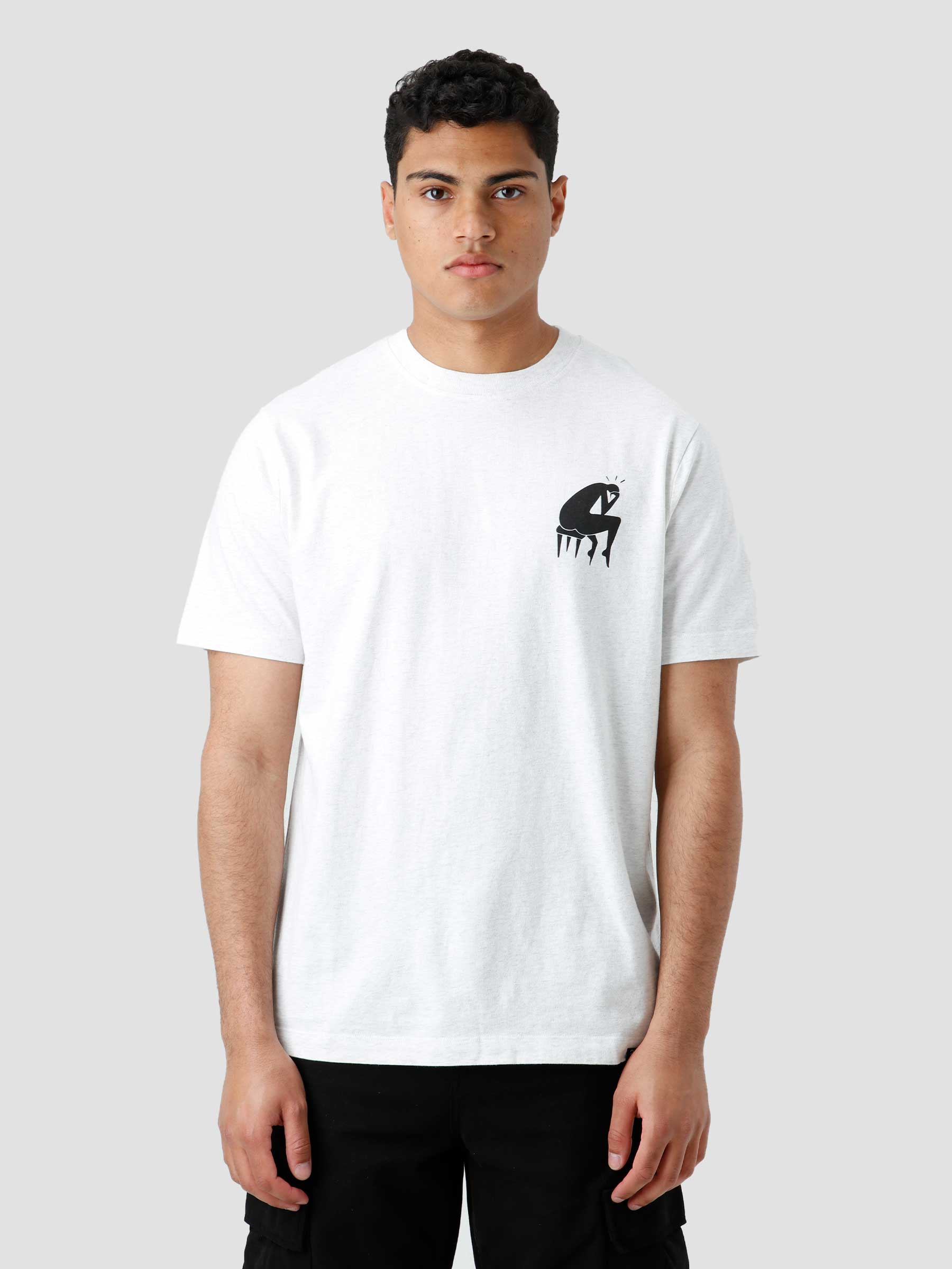 Backwards T-Shirt Ash Grey 47410
