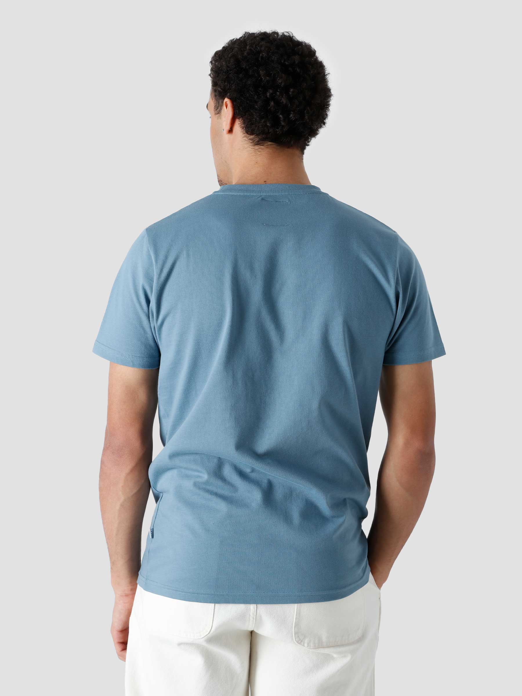 Quality Blanks QB03 Patch Logo T-shirt Ocean Cliff | Freshcotton