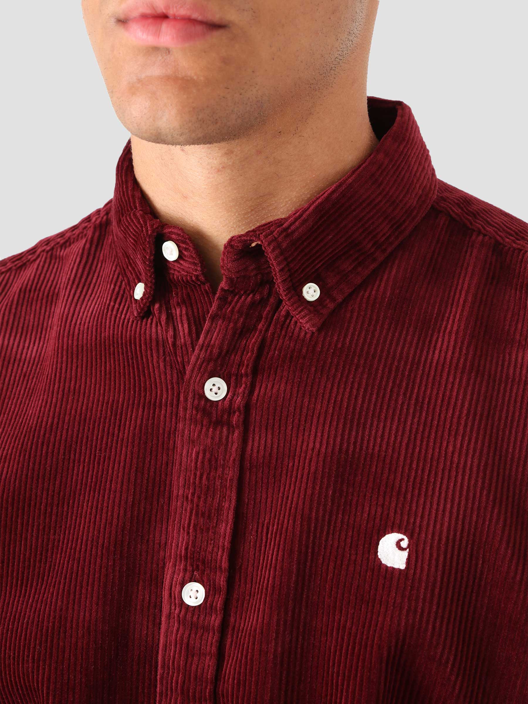 WAX Carhartt WIP Madison Cord Long Sleeve Shirt JAM