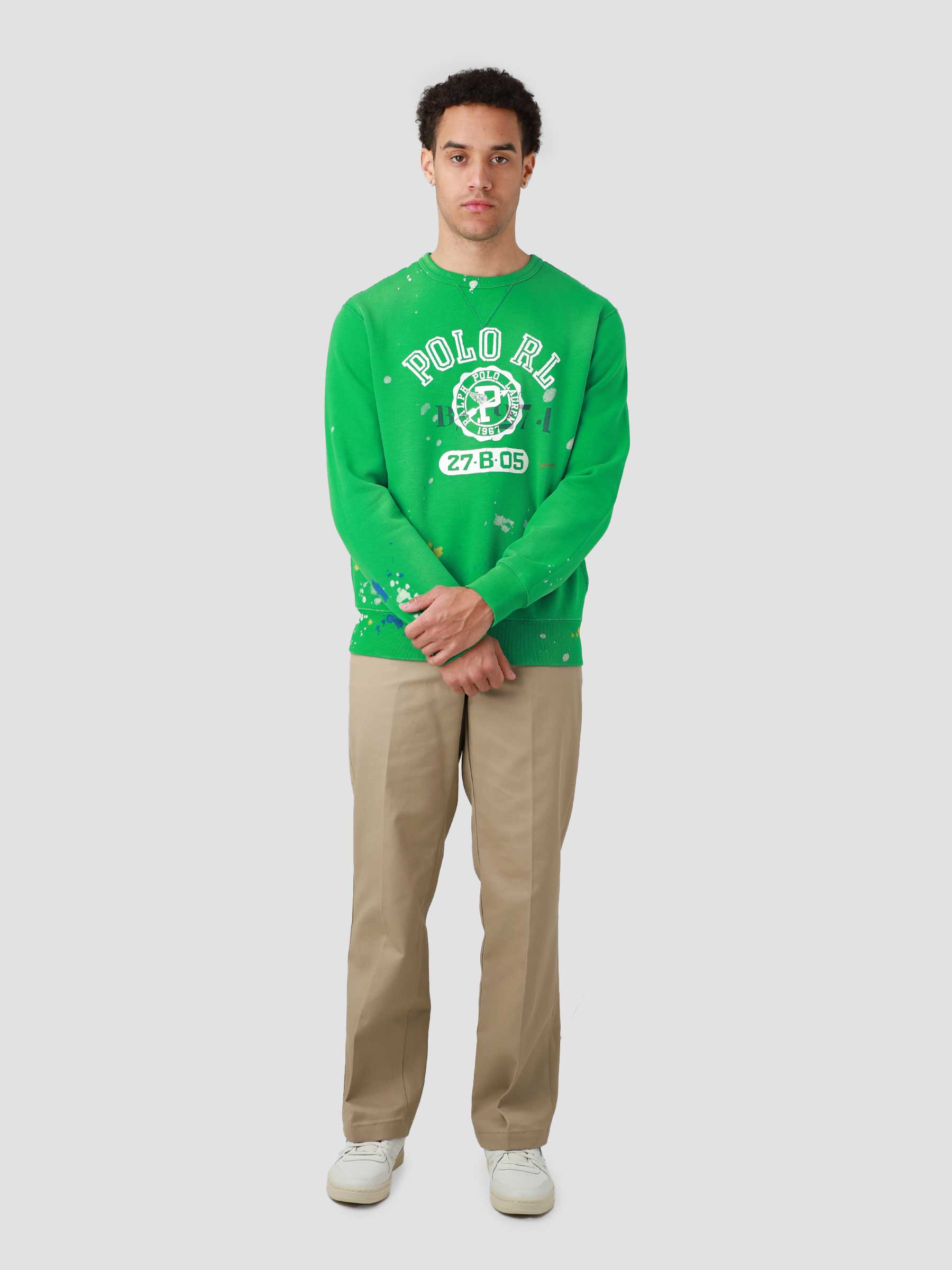 Vintage Fleece Sweatshirt Cruise Green 710865024001