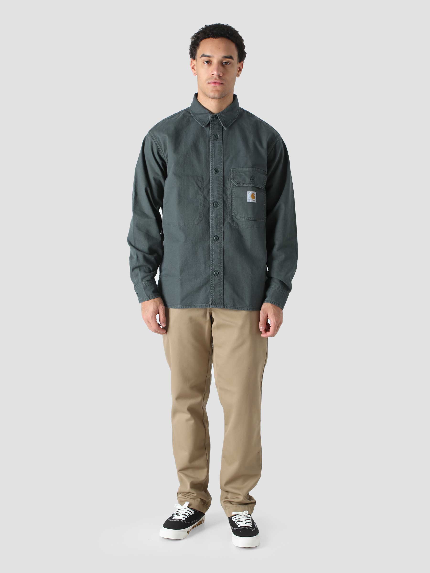 Reno Shirt Jac Hemlock Green Garment Dyed I029424-0NVGD